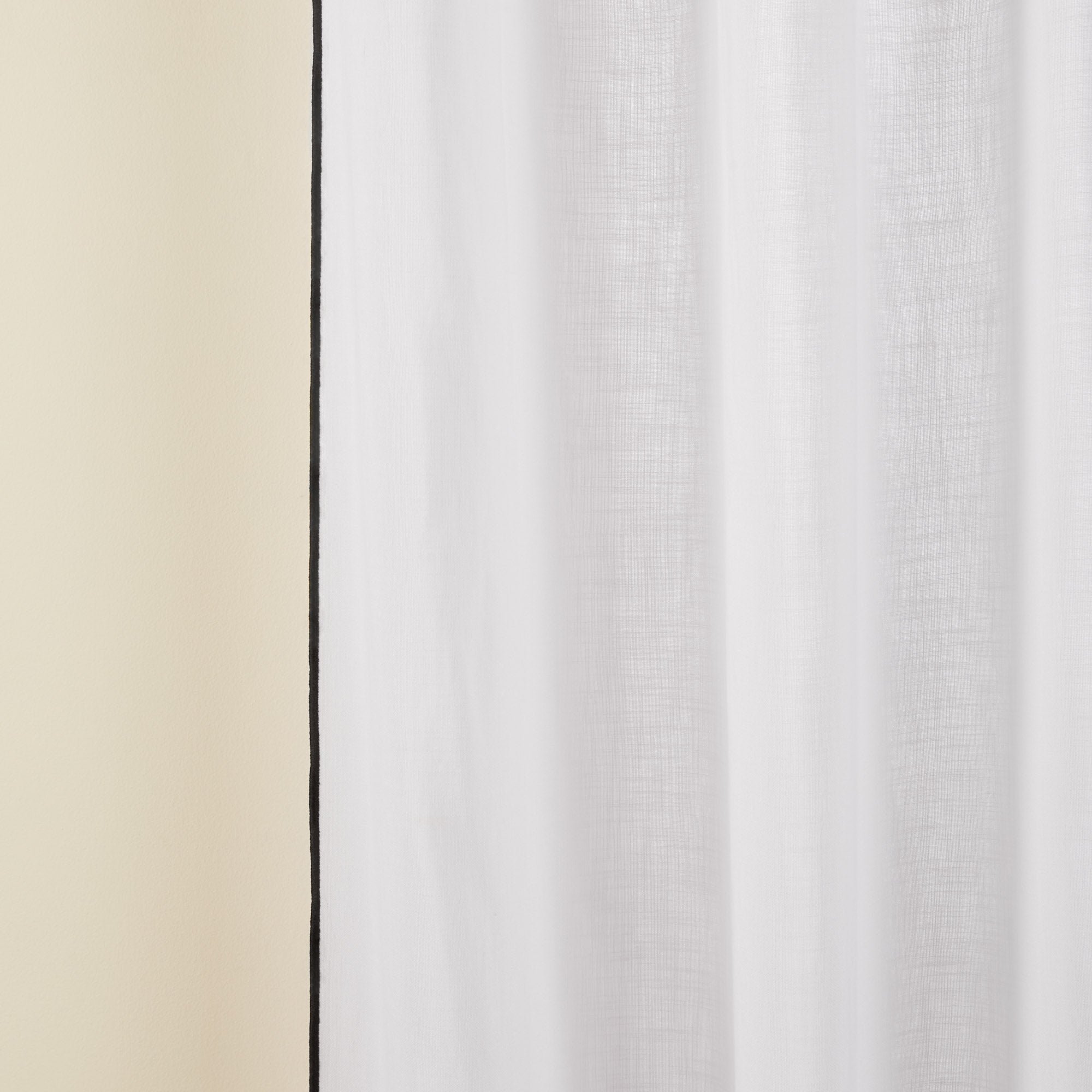 CARLINA NON FEU - Panel curtain MADURA White