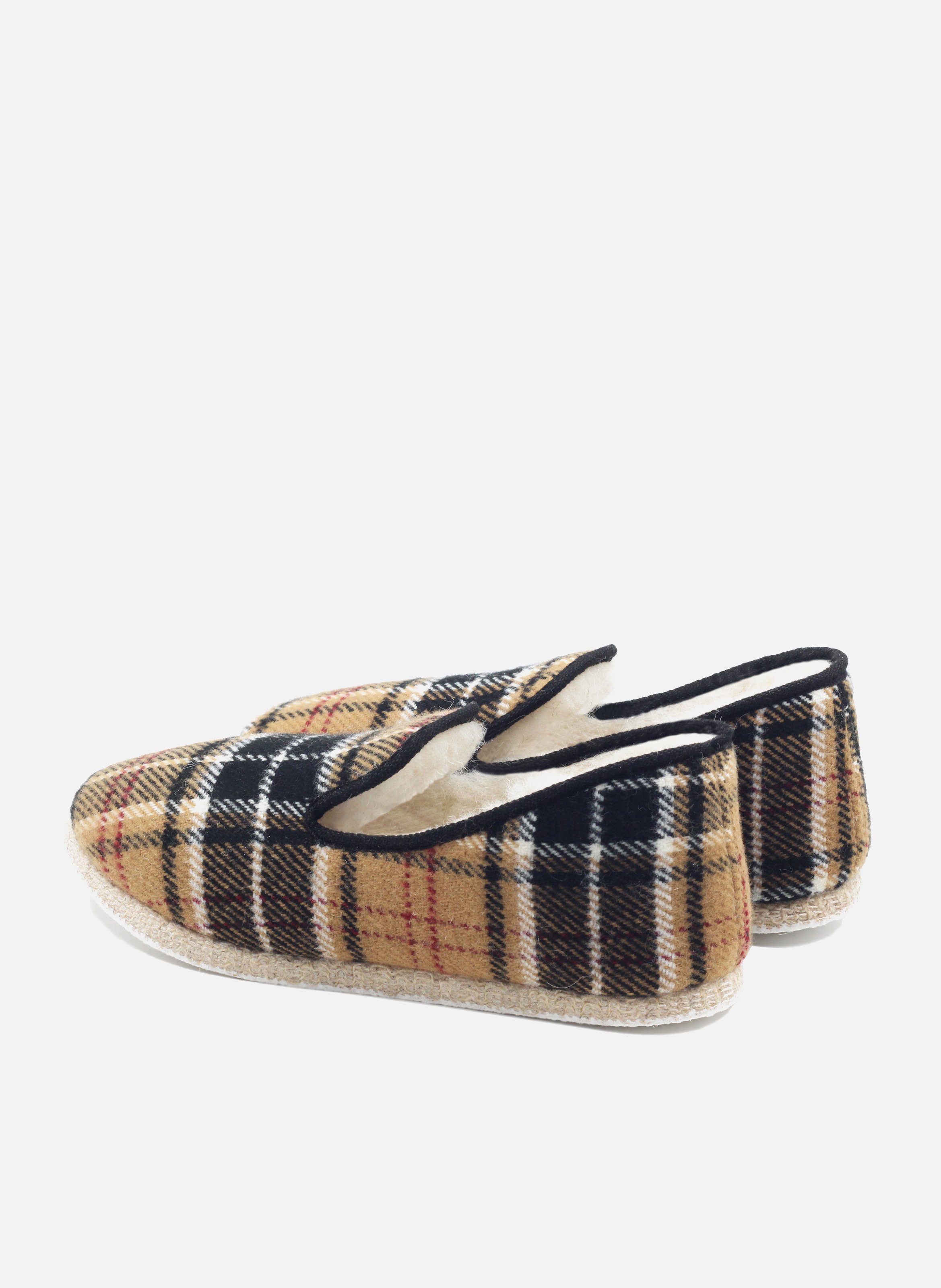 Fabric Charentaise slippers JULES & JENN Beige