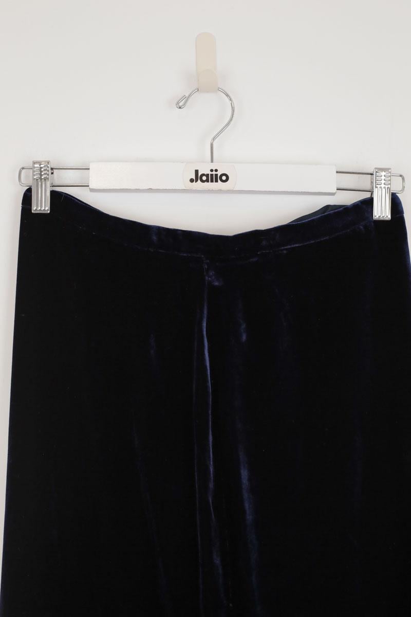 Velour skirt LK BENNETT - Seconde Main Blue