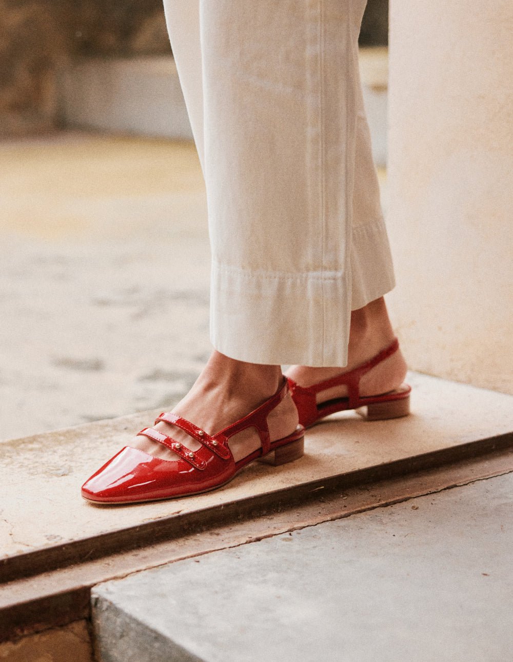 Ballet pumps ODAJE EX. M.MOUSTACHE Red