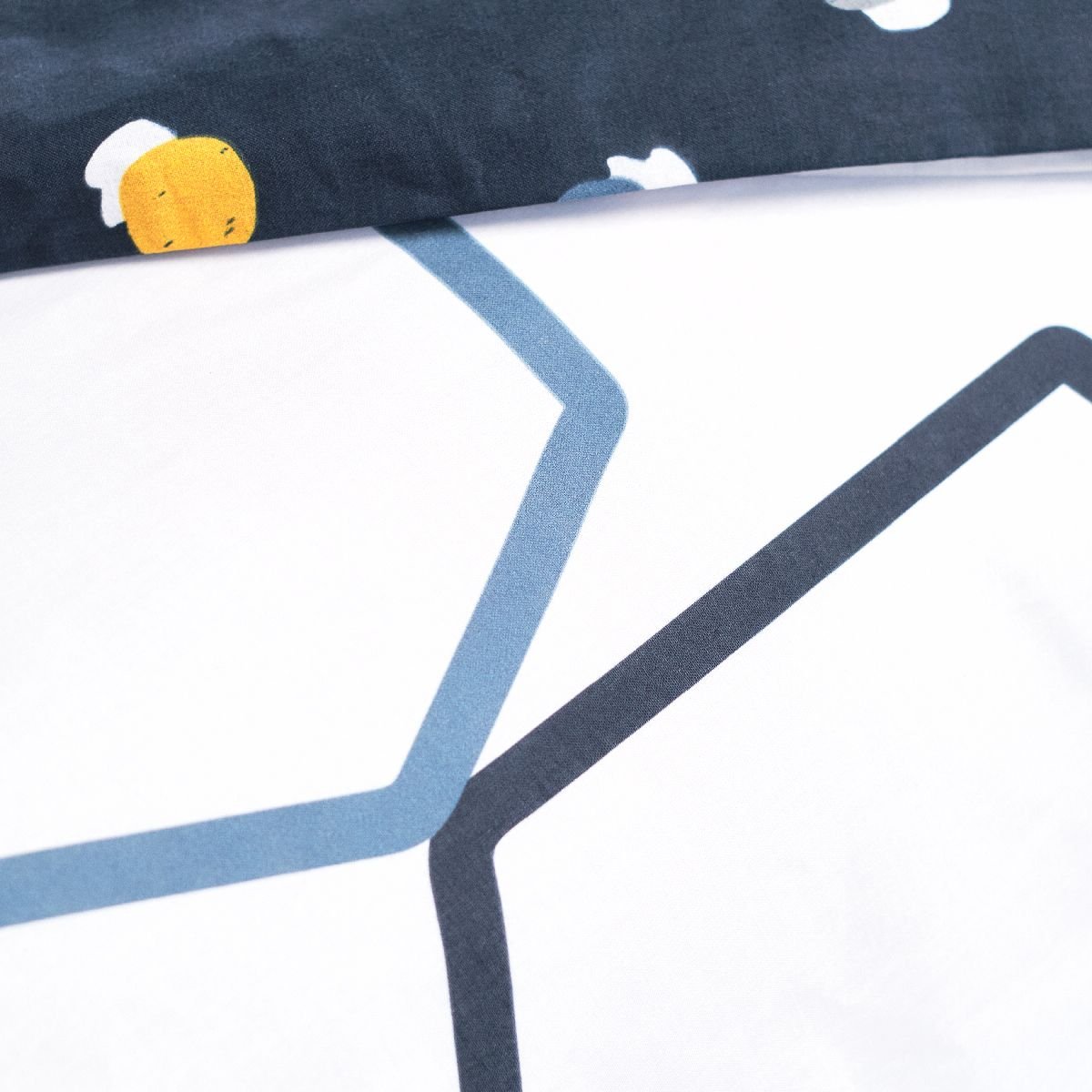 Printed cotton bed set TODAY LINGE DE MAISON White