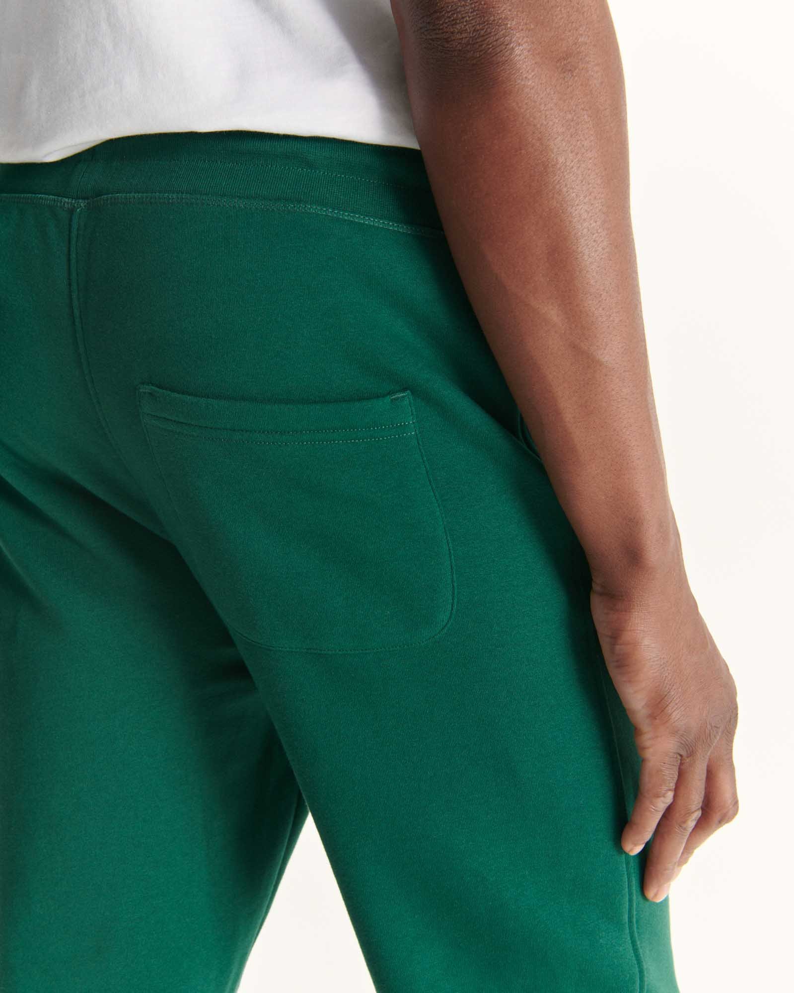 Organic cotton printed joggers Santiago JOTT Green