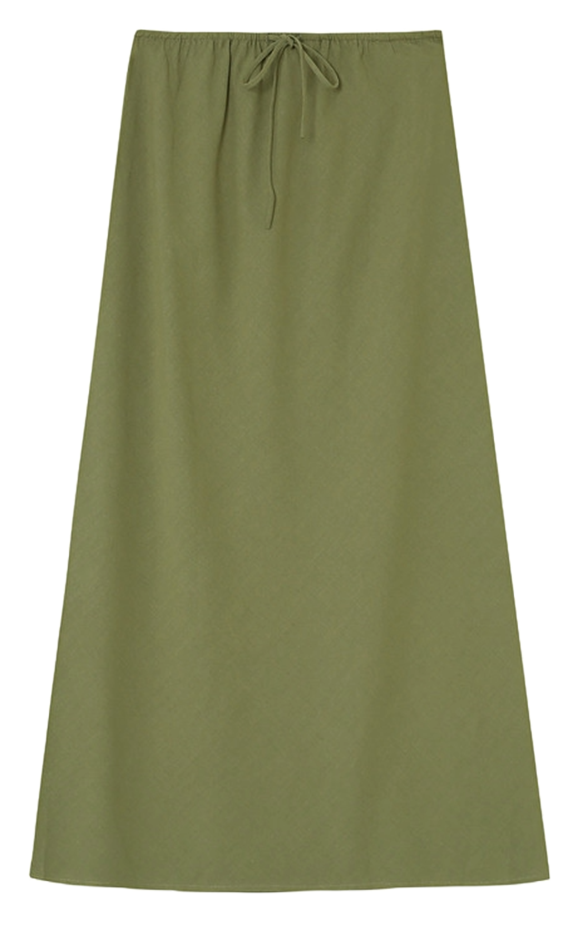 Jupe longue en coton mélangé GRACE ET MILA Vert
