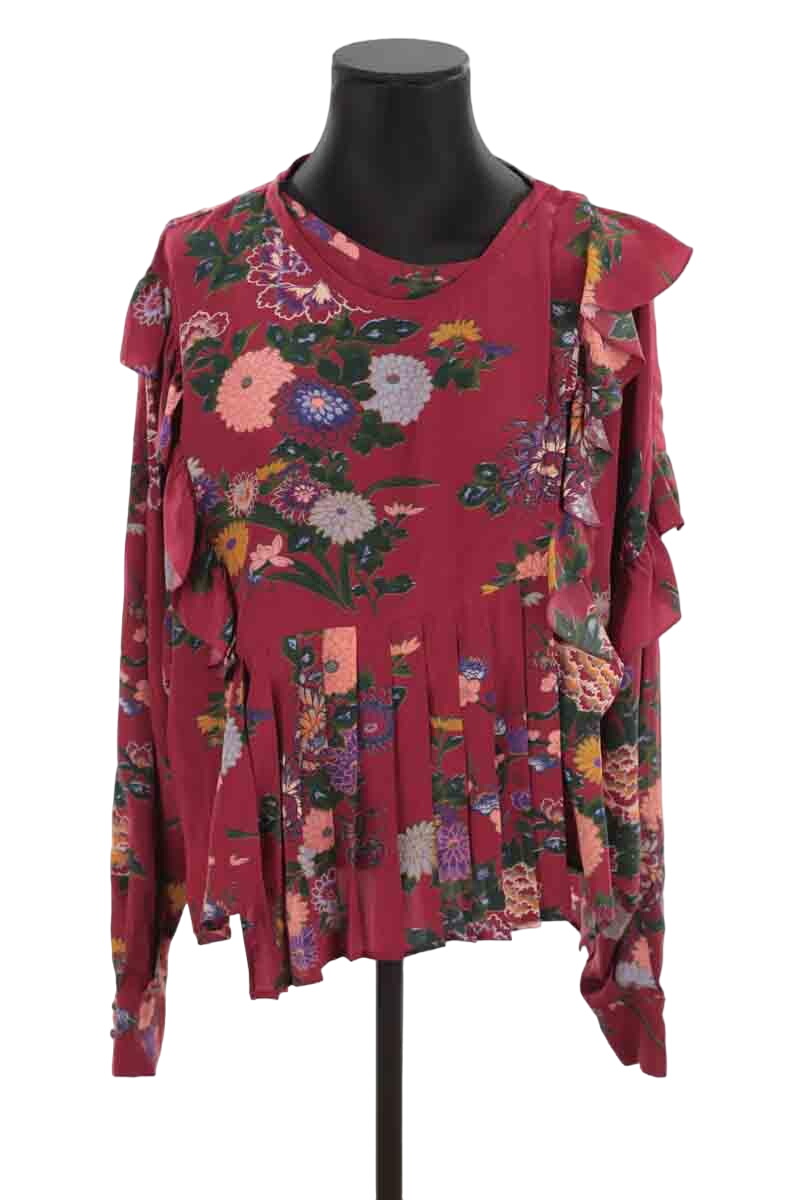 Silk blouse ISABEL MARANT - Seconde Main Red