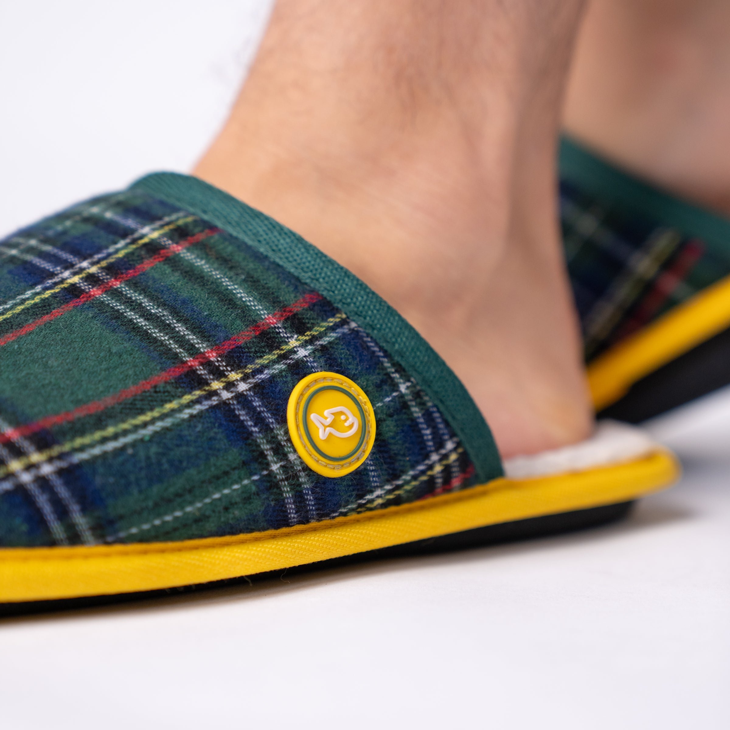 Chaussons à carreaux BILLYBELT Vert