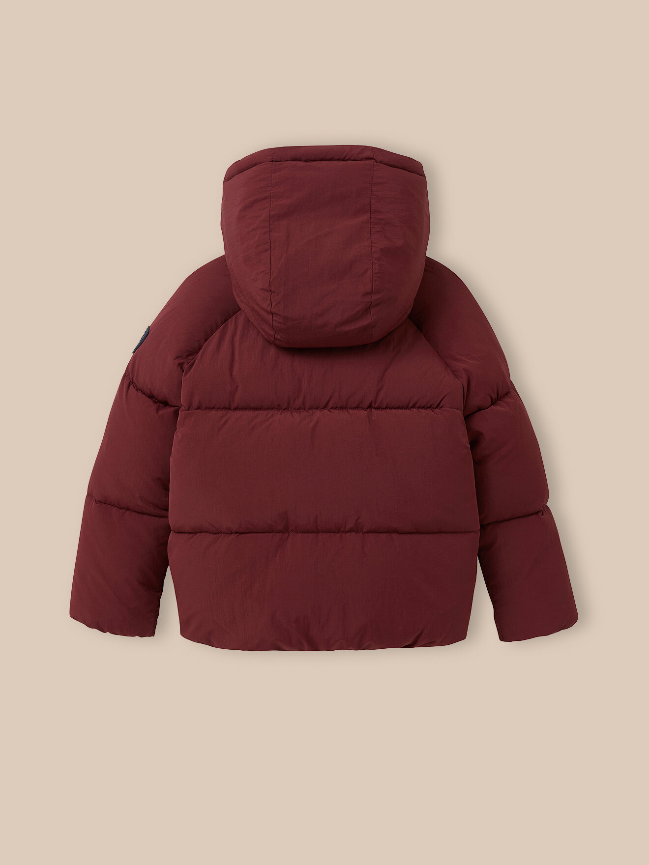 Fleece-lined down jacket CYRILLUS Red
