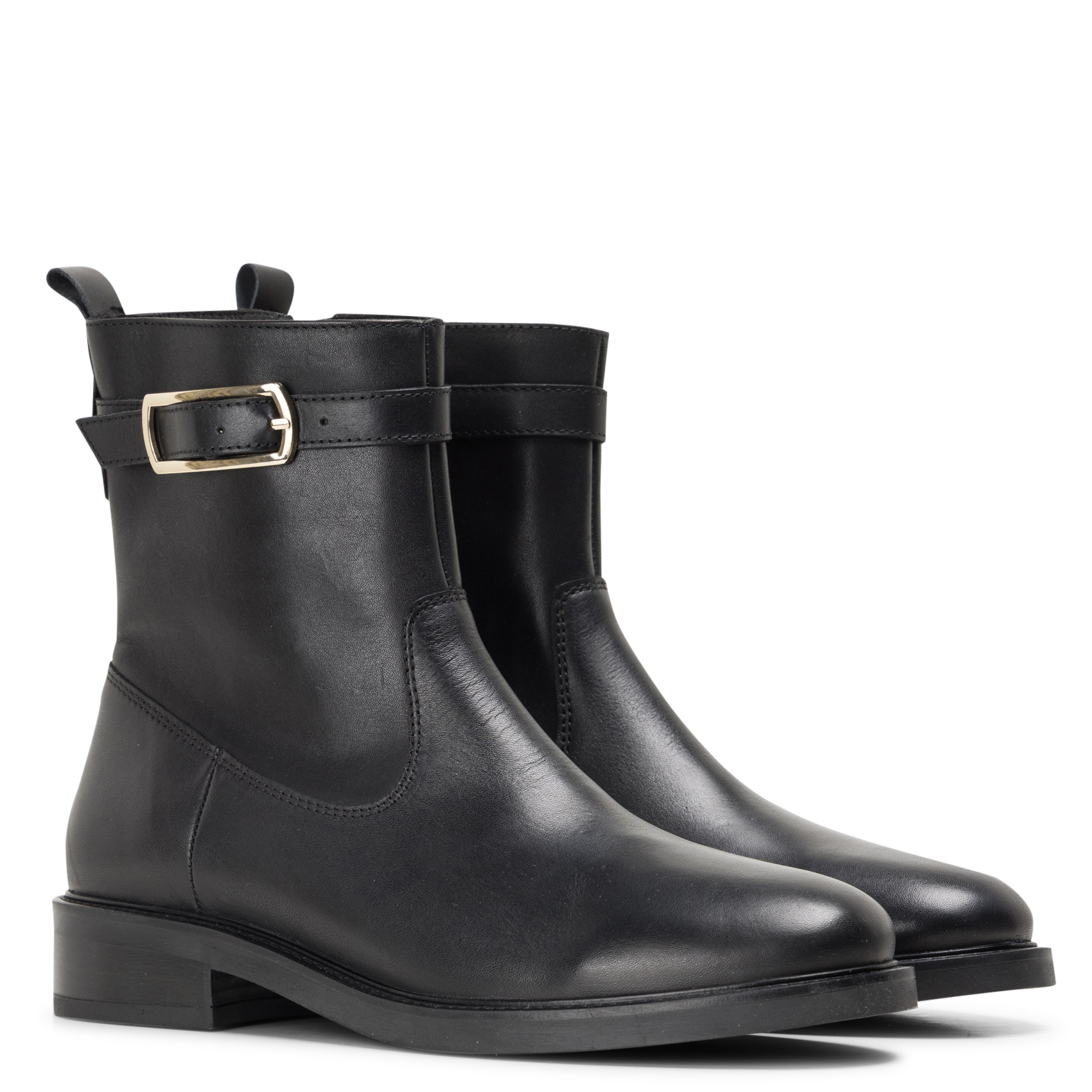Bianca leather ankle boots MELLOW YELLOW Black