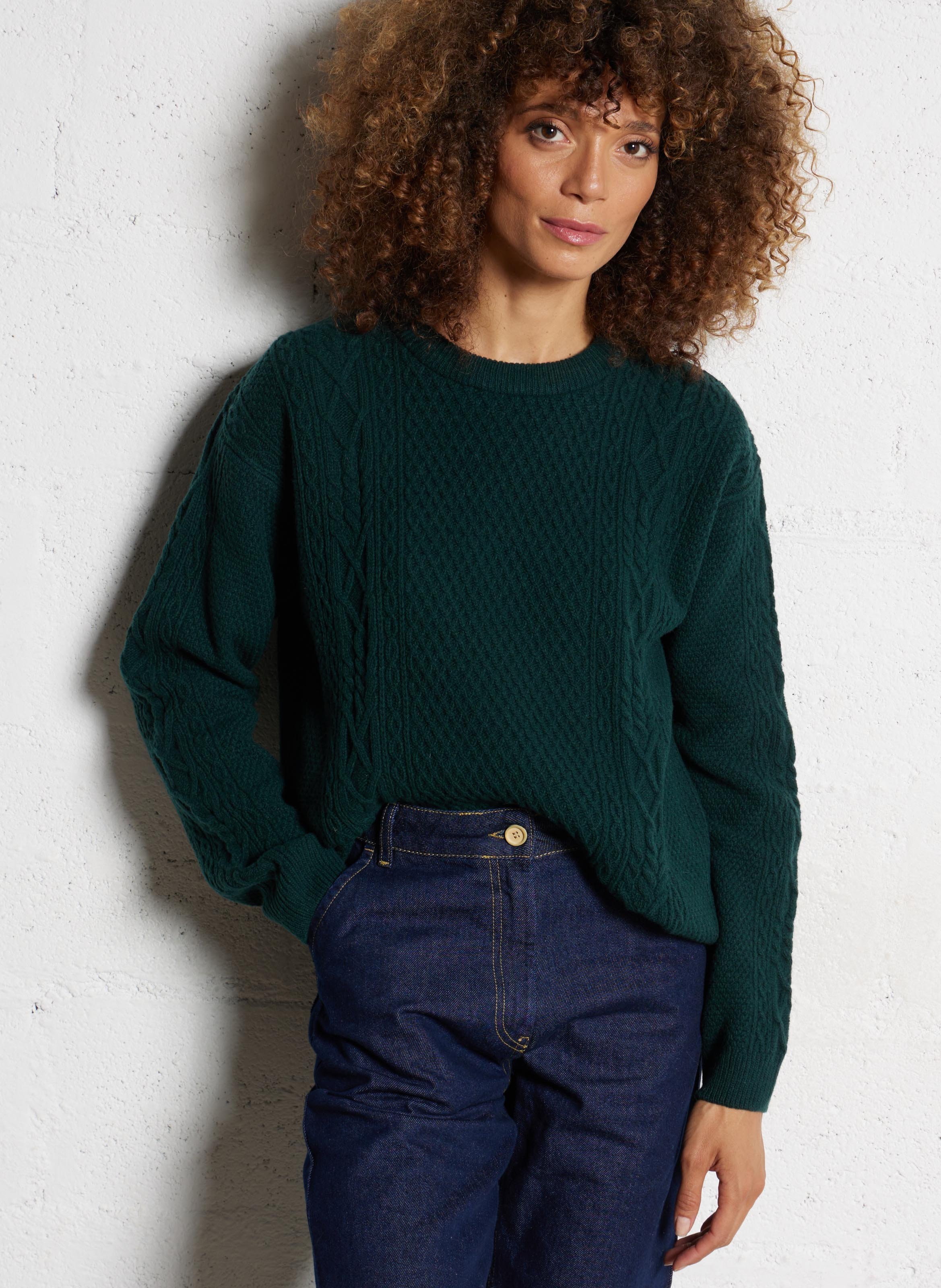 Pull droit en laine mélangée ARMOR LUX