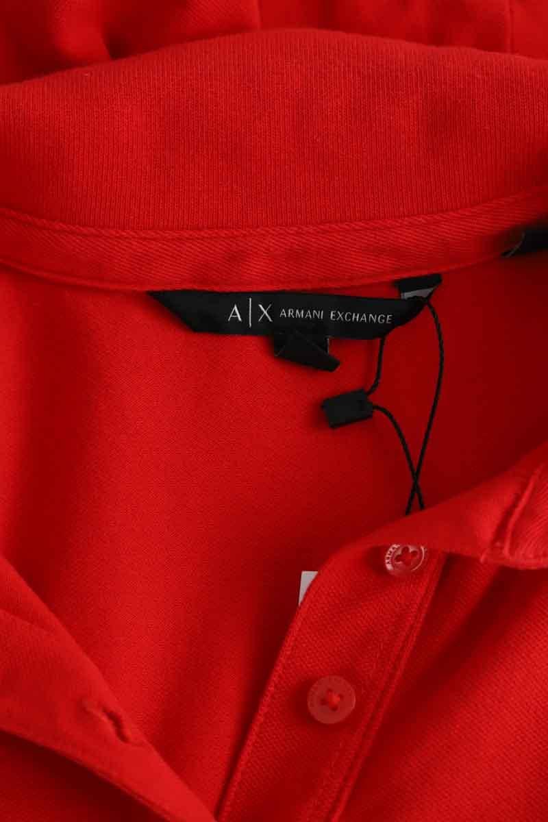 Cotton polo shirt ARMANI - SECONDE MAIN Red