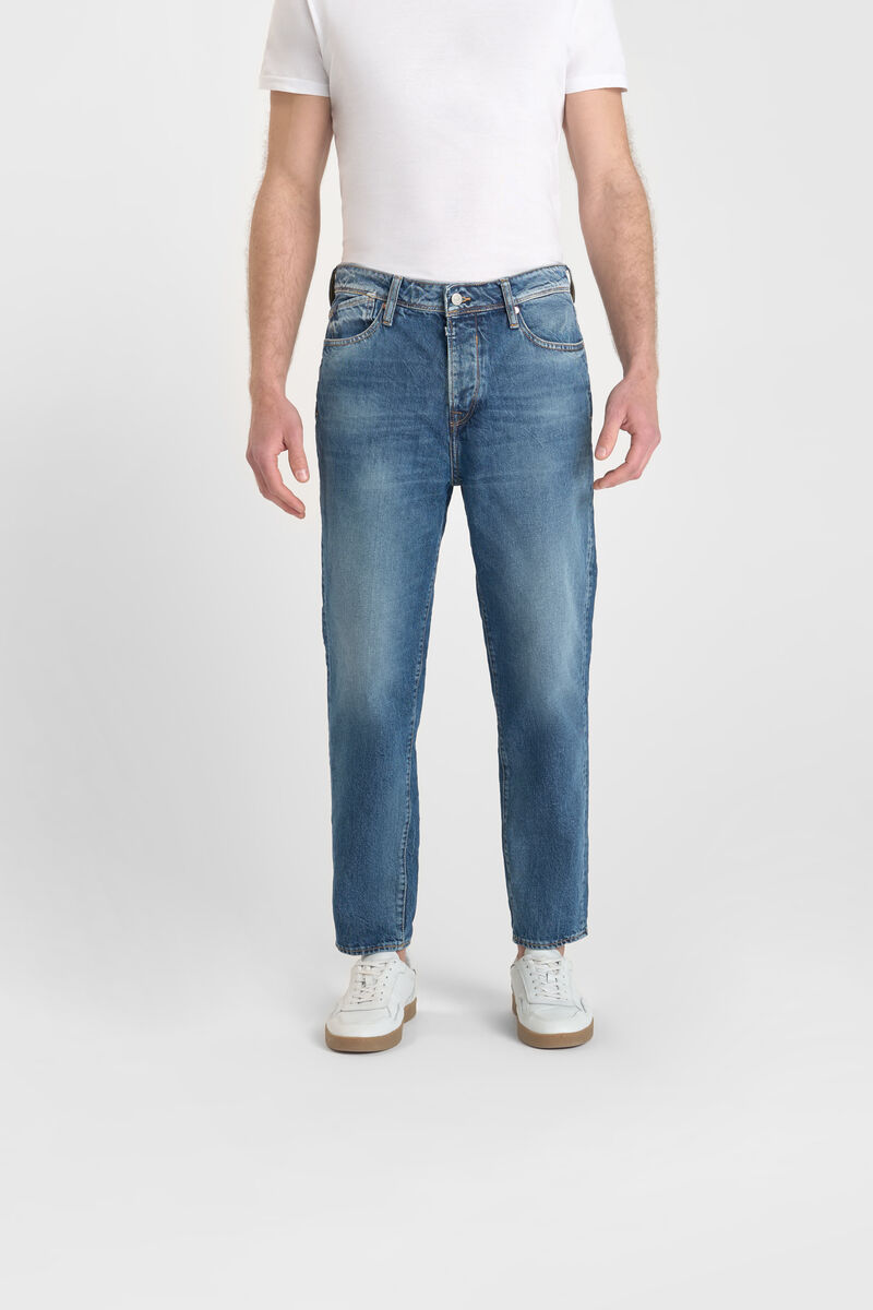 Loose, wide-leg jeans, length 34 LE TEMPS DES CERISES Blue