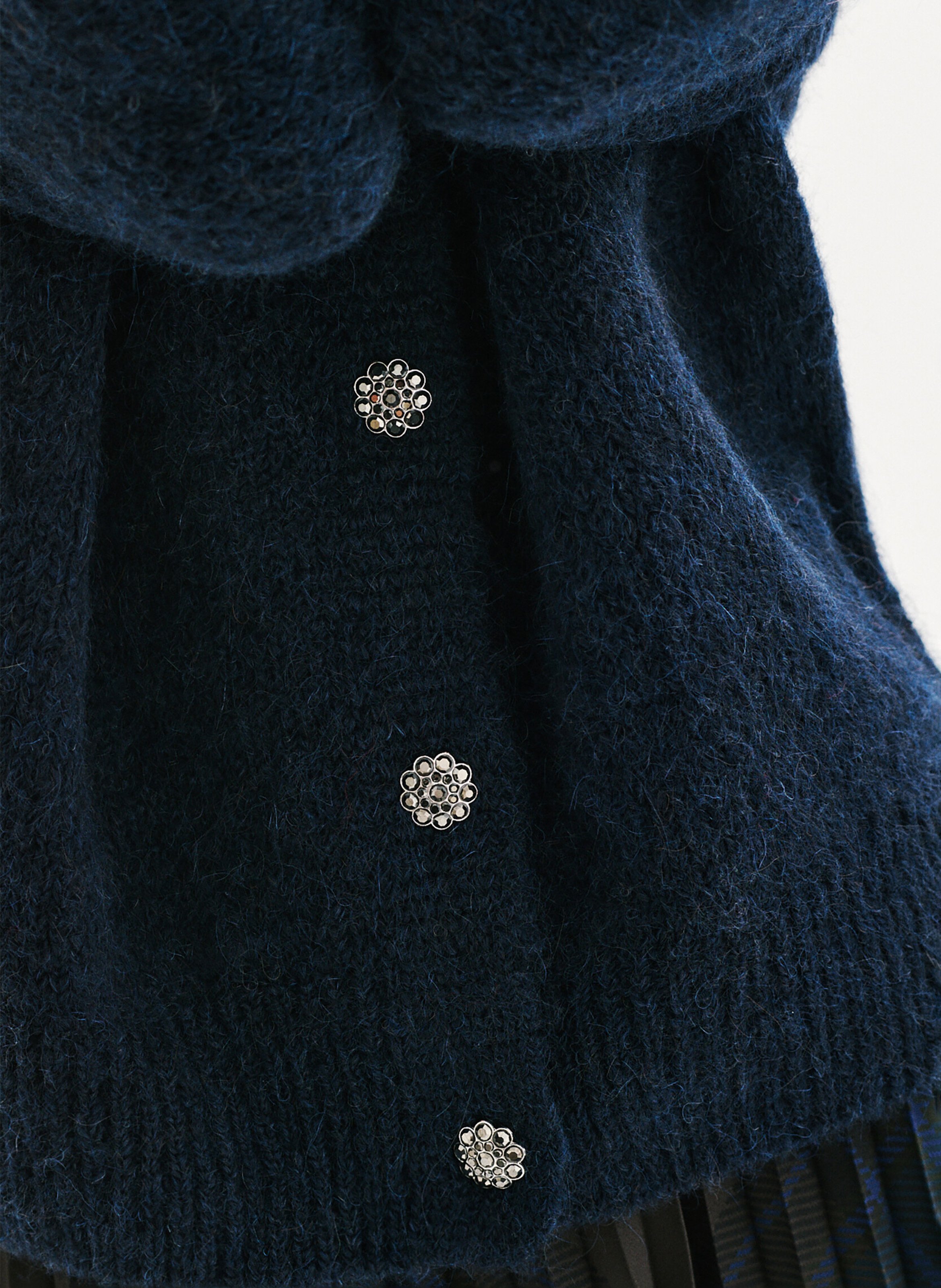 Plain button-up cardigan CAROLL Blue