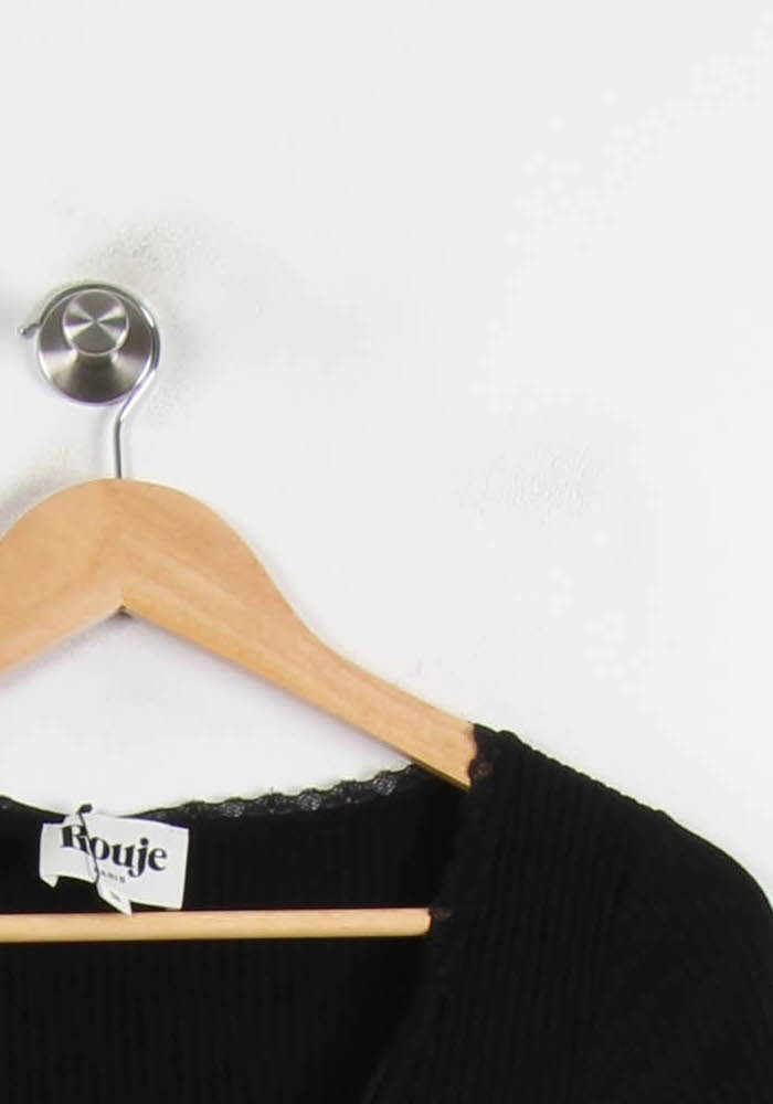 Tommy Badge T-shirt ROUJE - Seconde Main Black