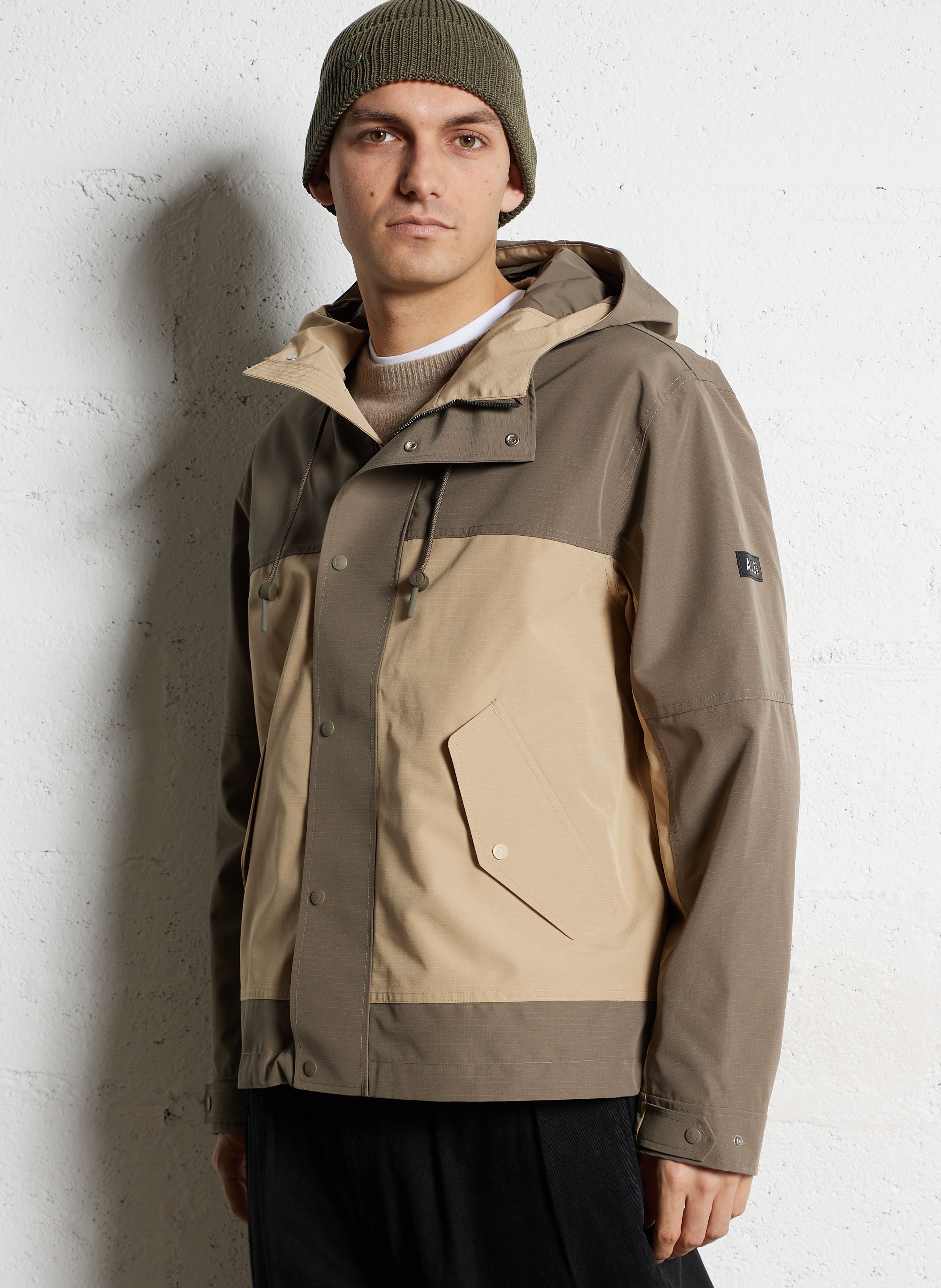Parka col montant AIGLE Marron