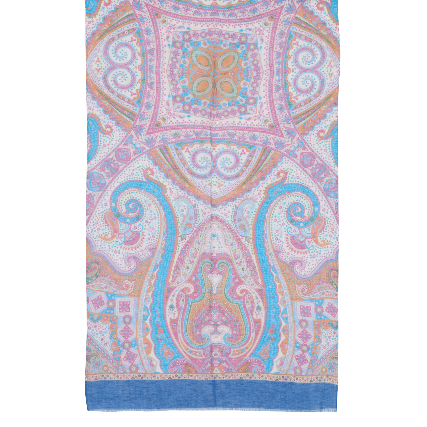 Foulard met print |katoenblend SUD EXPRESS Roze