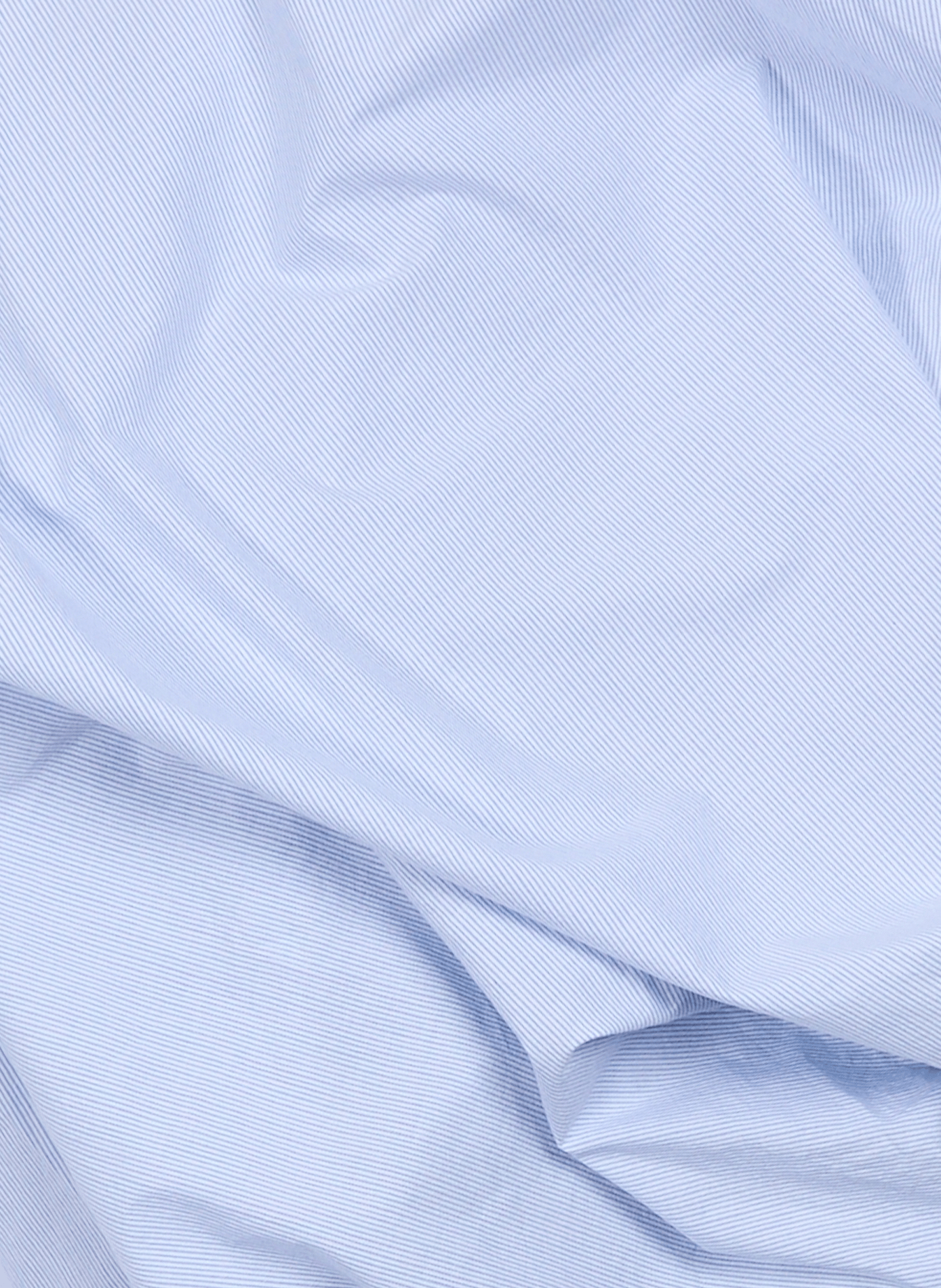 Cotton fitted sheet AU PRINTEMPS PARIS MAISON Blue