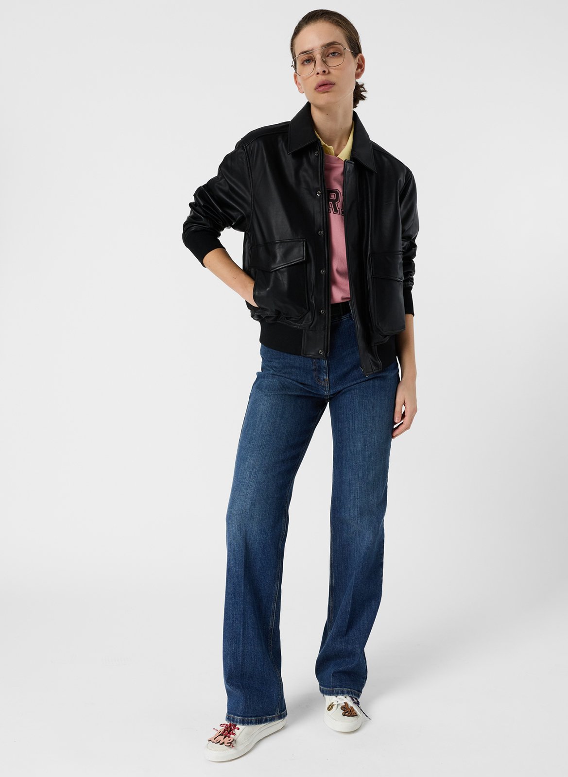 Jean taille haute droit uni GERARD DAREL Blau