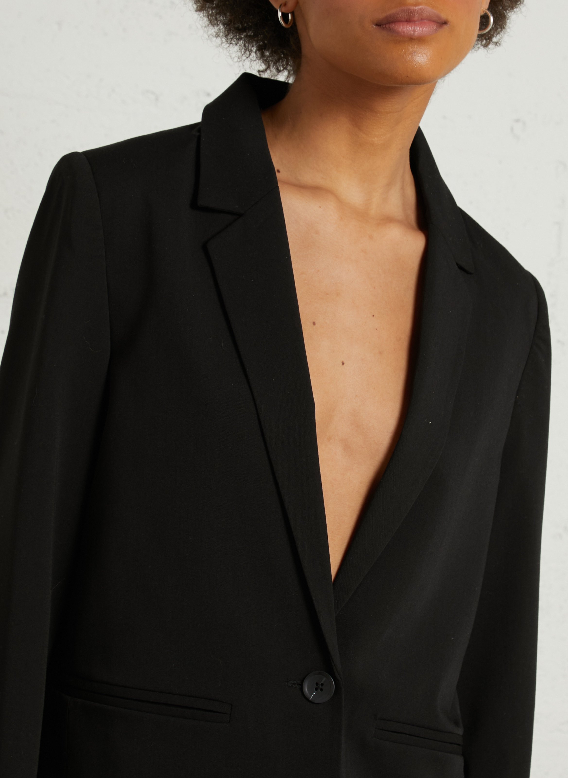 Veste de tailleur droite SUD EXPRESS Noir