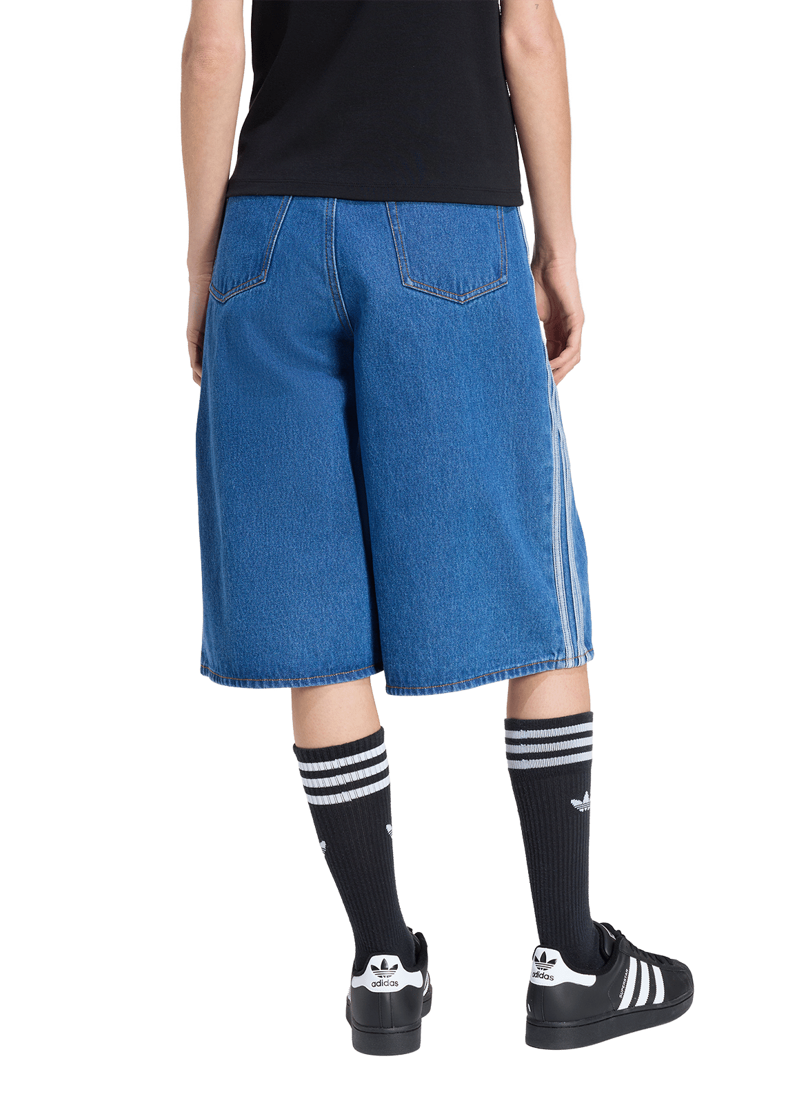 Grote bermuda ADIDAS Blauw