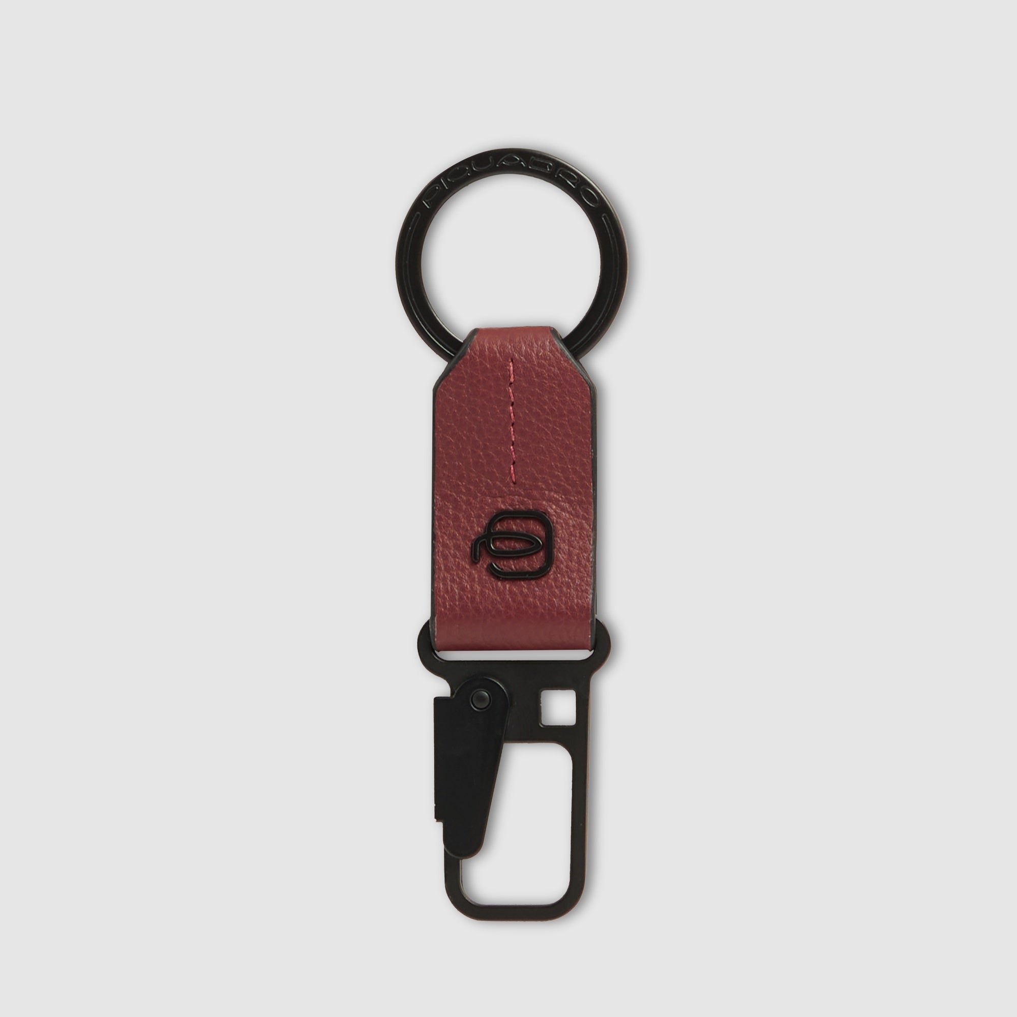 Asia leather keyring PIQUADRO Red