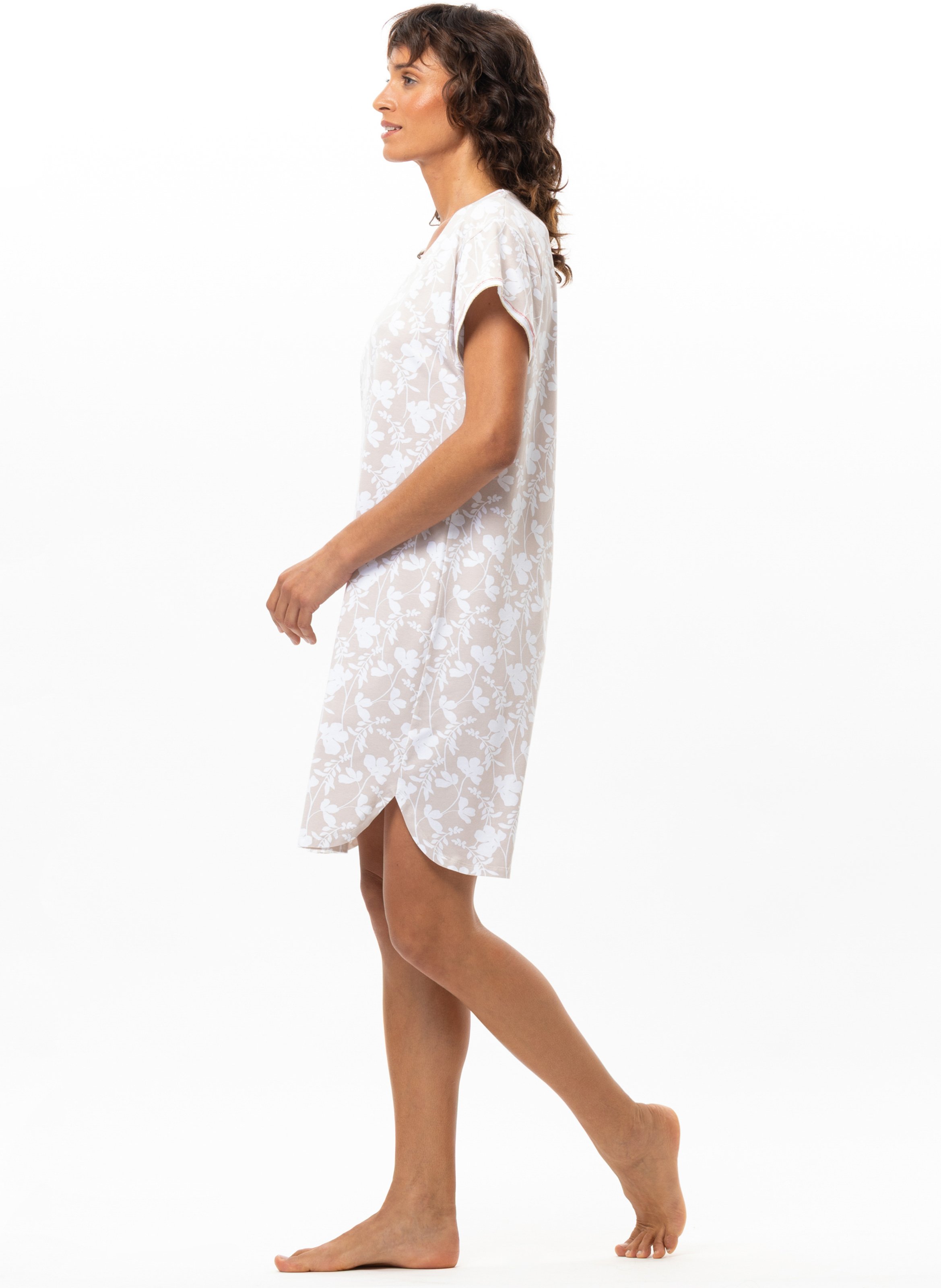 Modal cotton nightshirt LE CHAT Multicolored