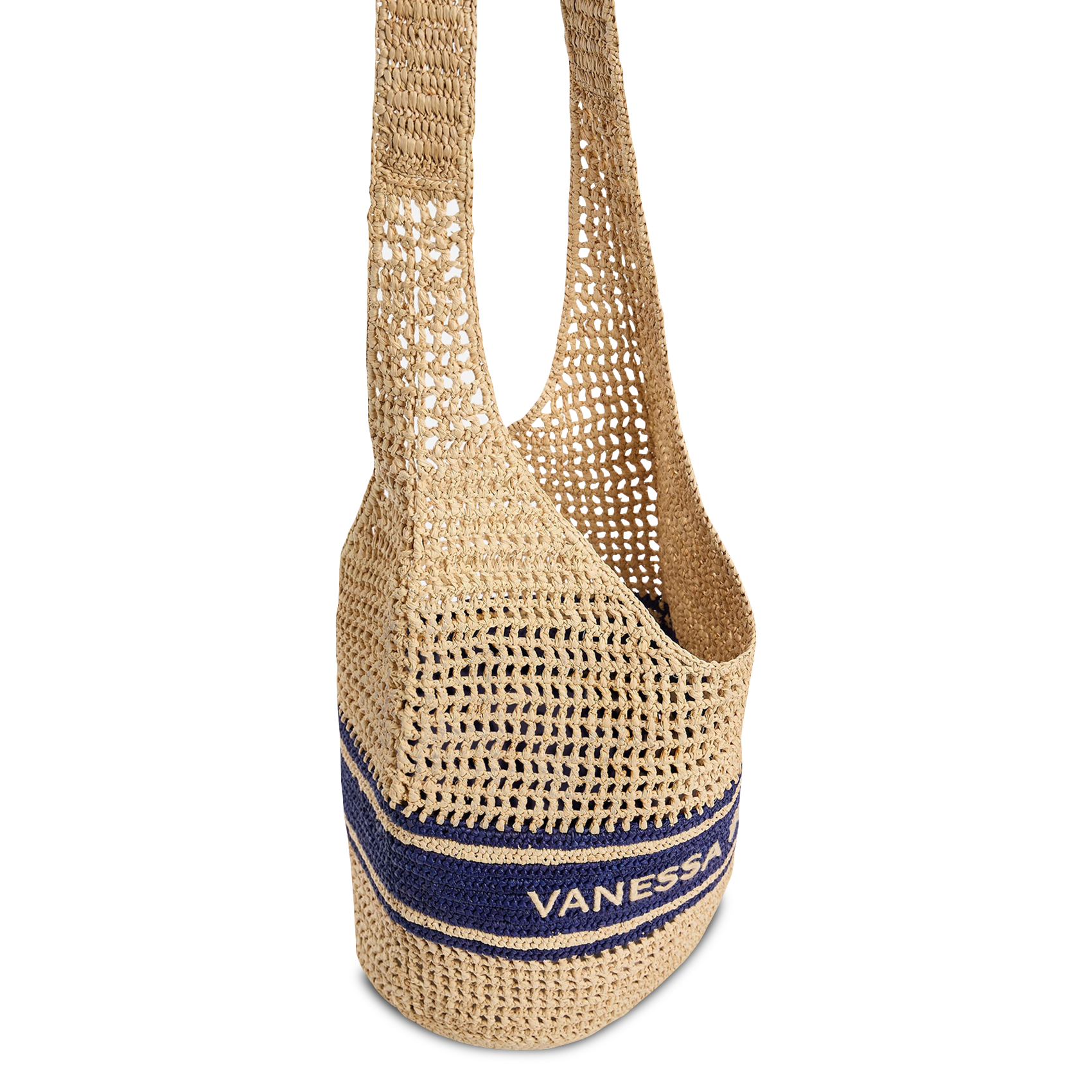 Sac en raphia tressé VANESSA BRUNO Blue
