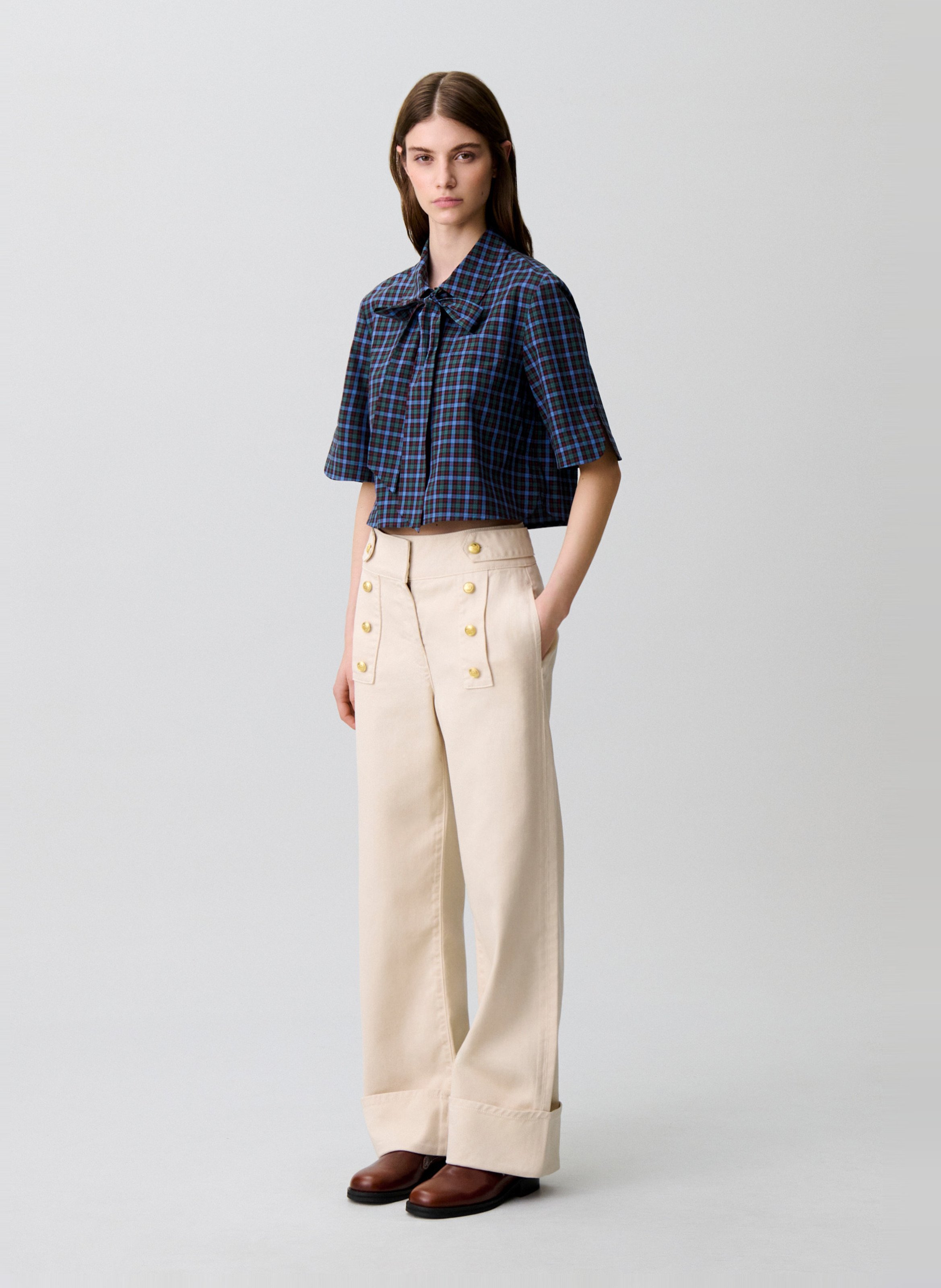 Chemise ample en coton CLAUDIE PIERLOT Multicolore