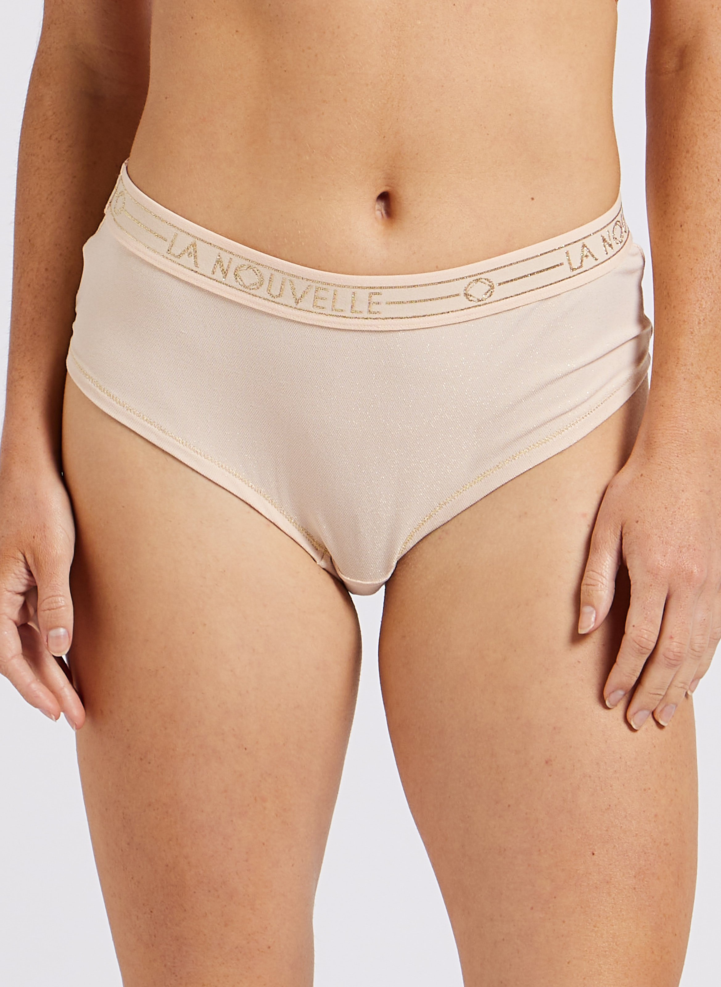 Glittery shorty LA NOUVELLE Beige