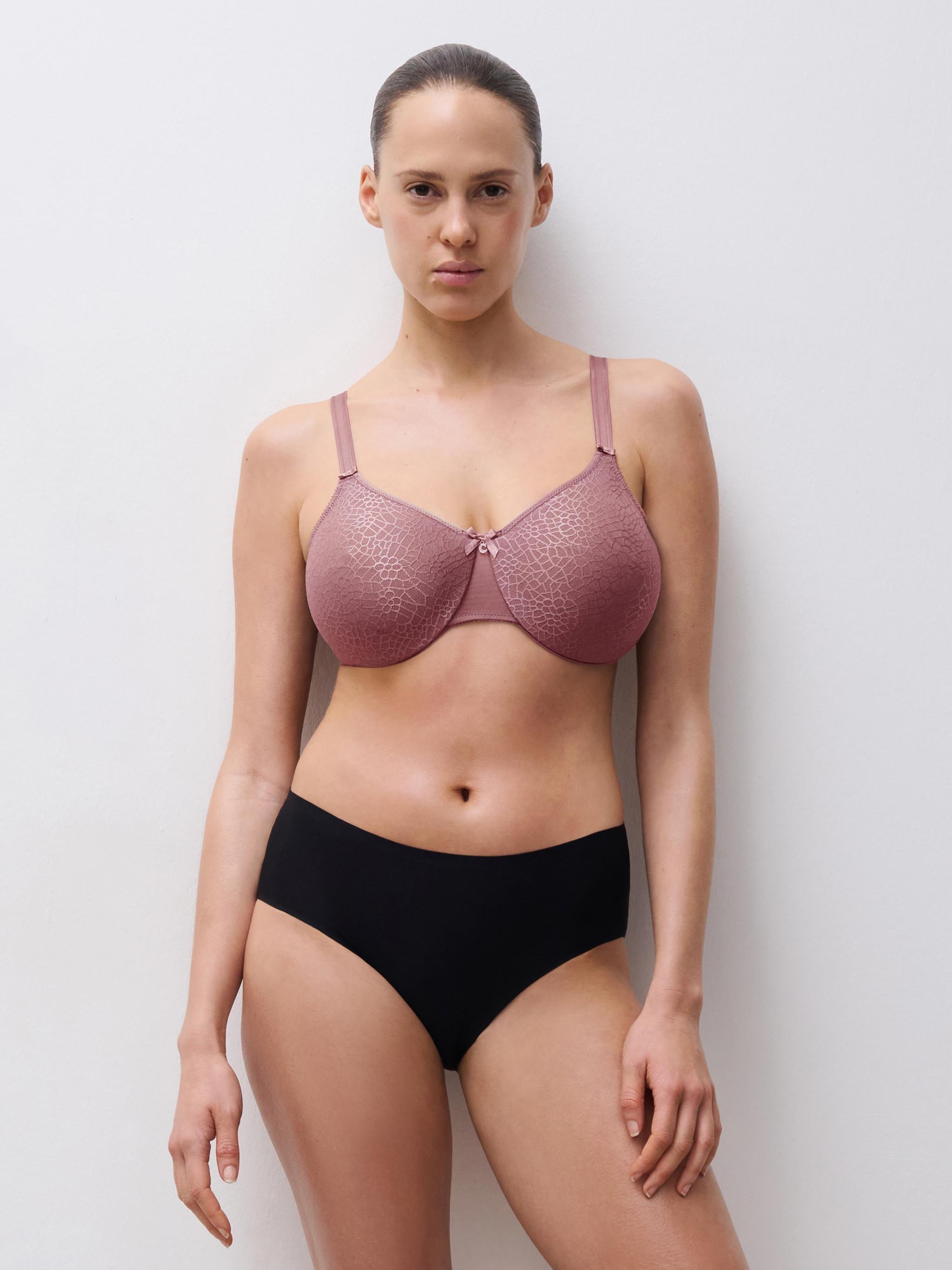 Moulded full-cup bra CHANTELLE Brown