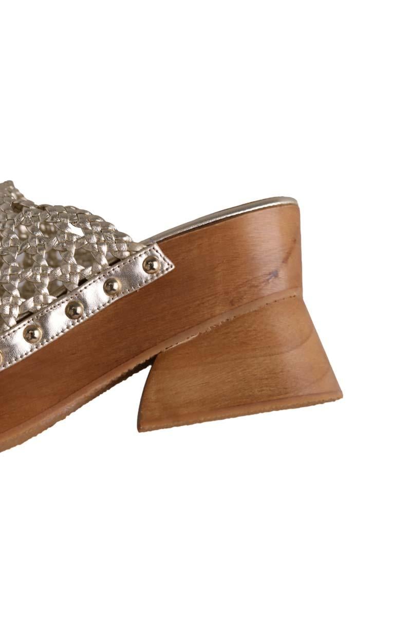 Clogs TARA JARMON - Seconde Main Golden
