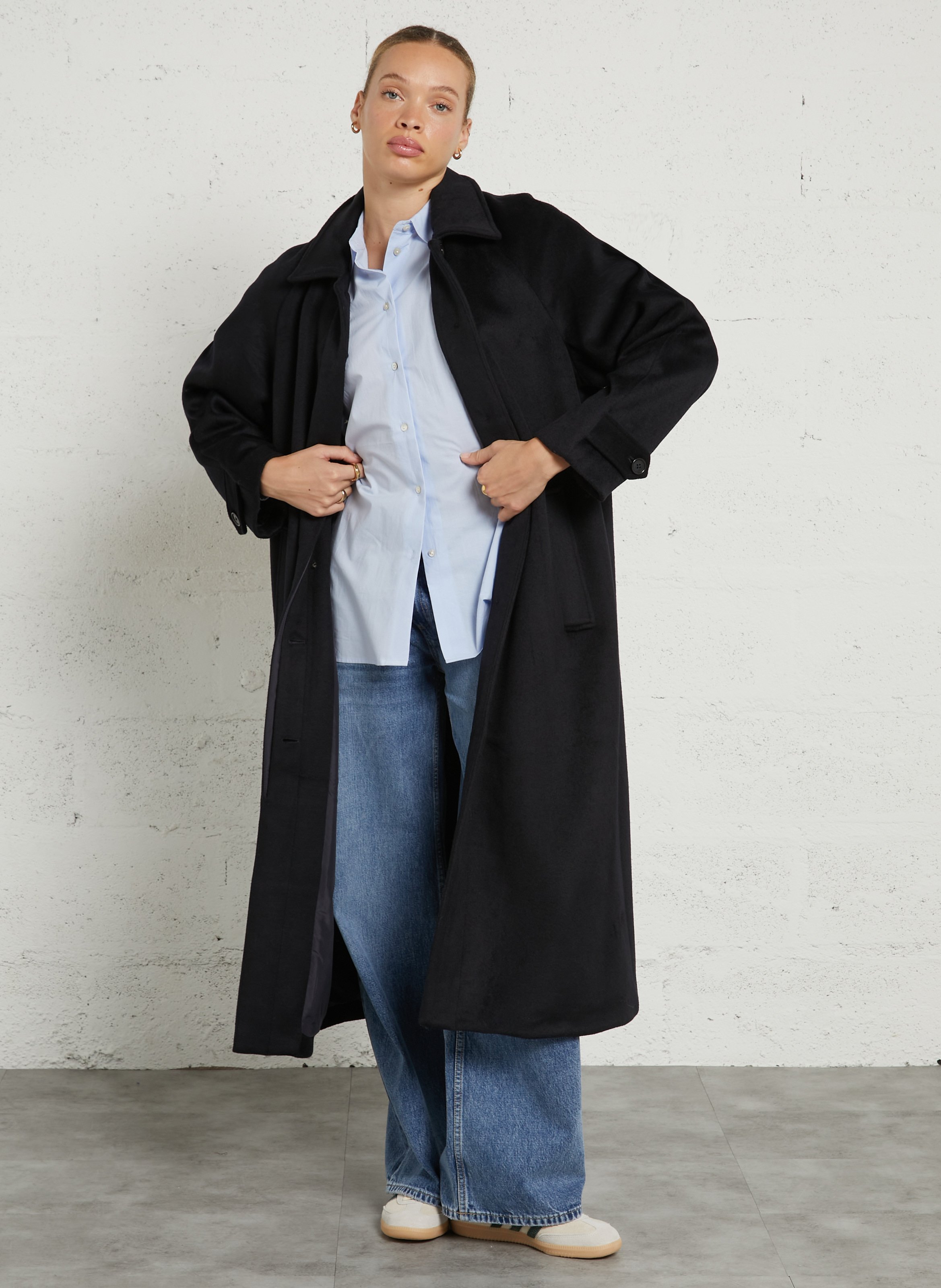 Wollmantel JC SOPHIE Blau
