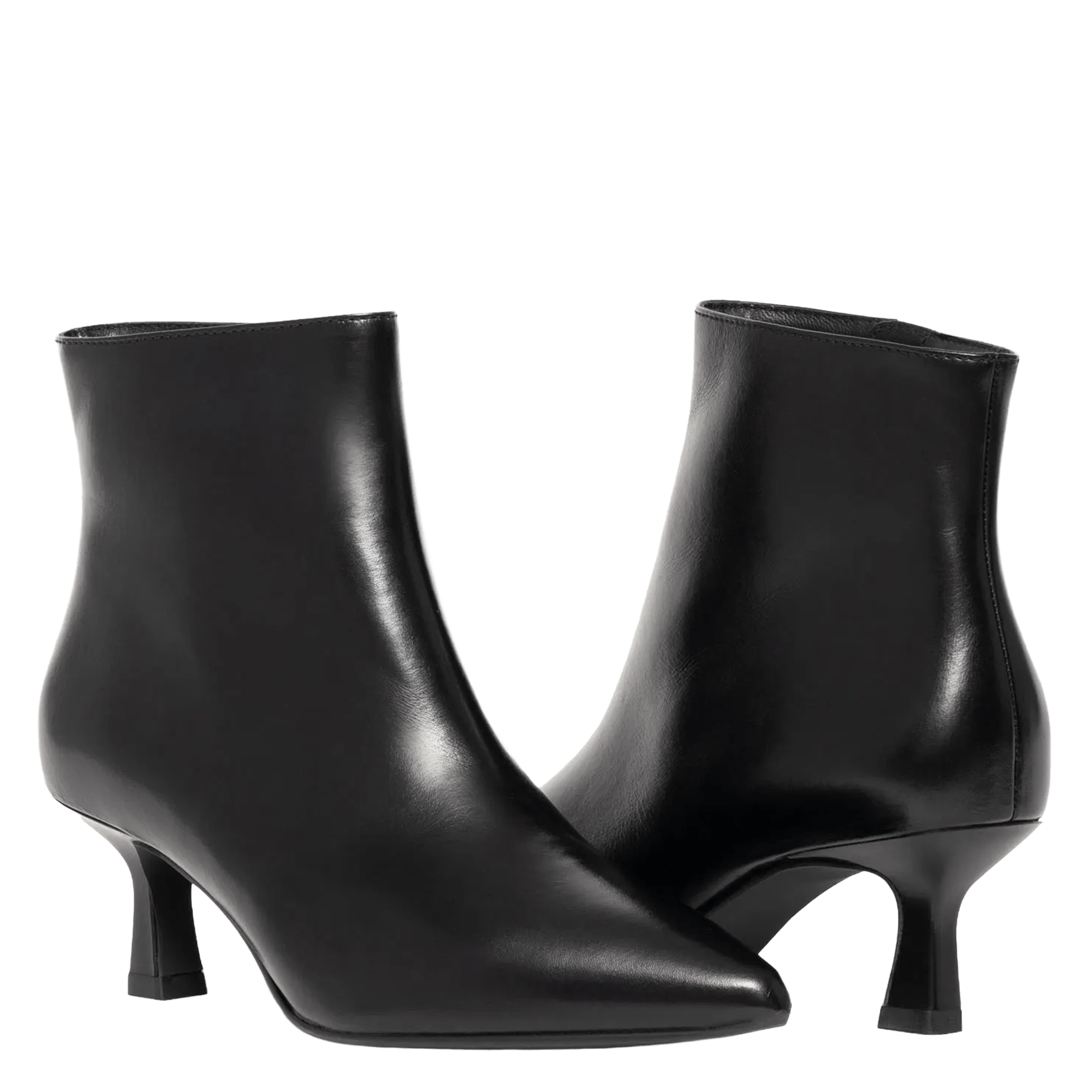 Leather ankle boots BOCAGE Black
