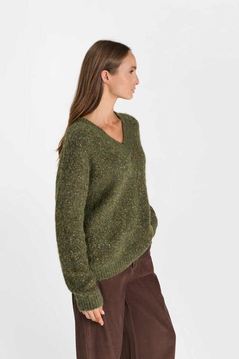 Sweater LE TEMPS DES CERISES Khaki