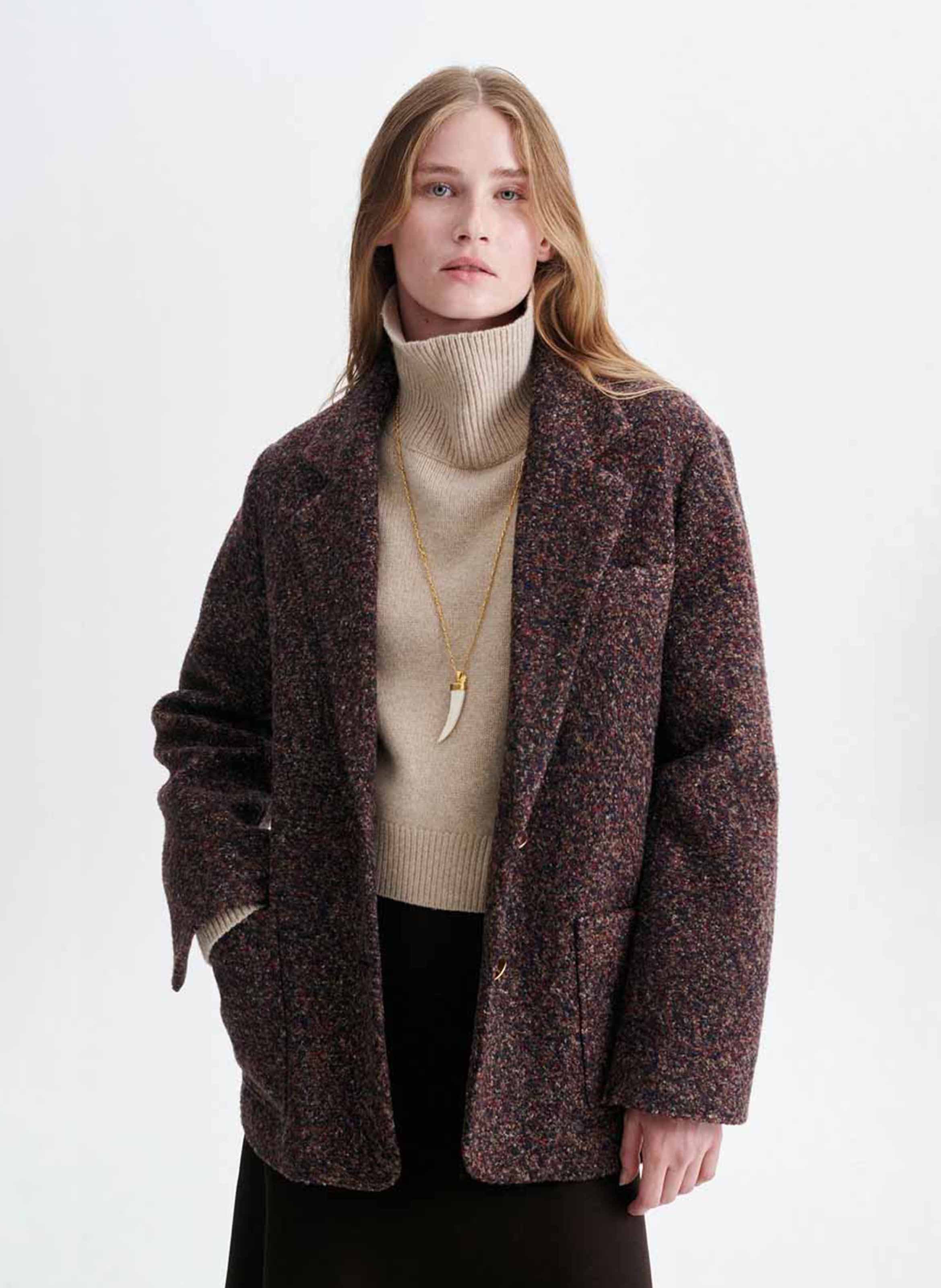 Veste ample col tailleur VANESSA BRUNO Rouge