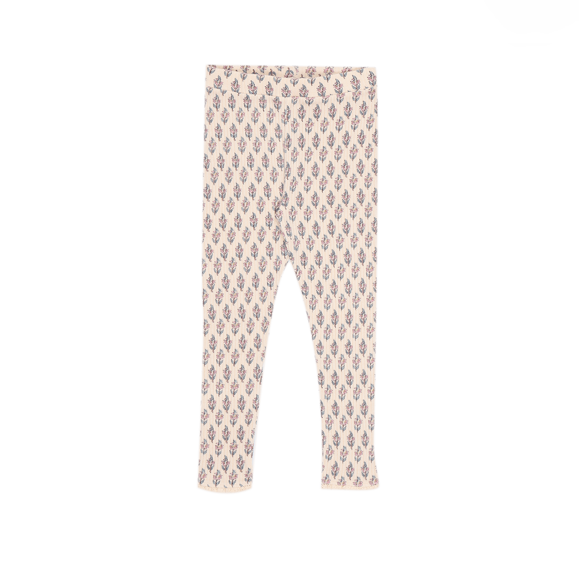 Legging côtelé en coton imprimé THE NEW SOCIETY Rose