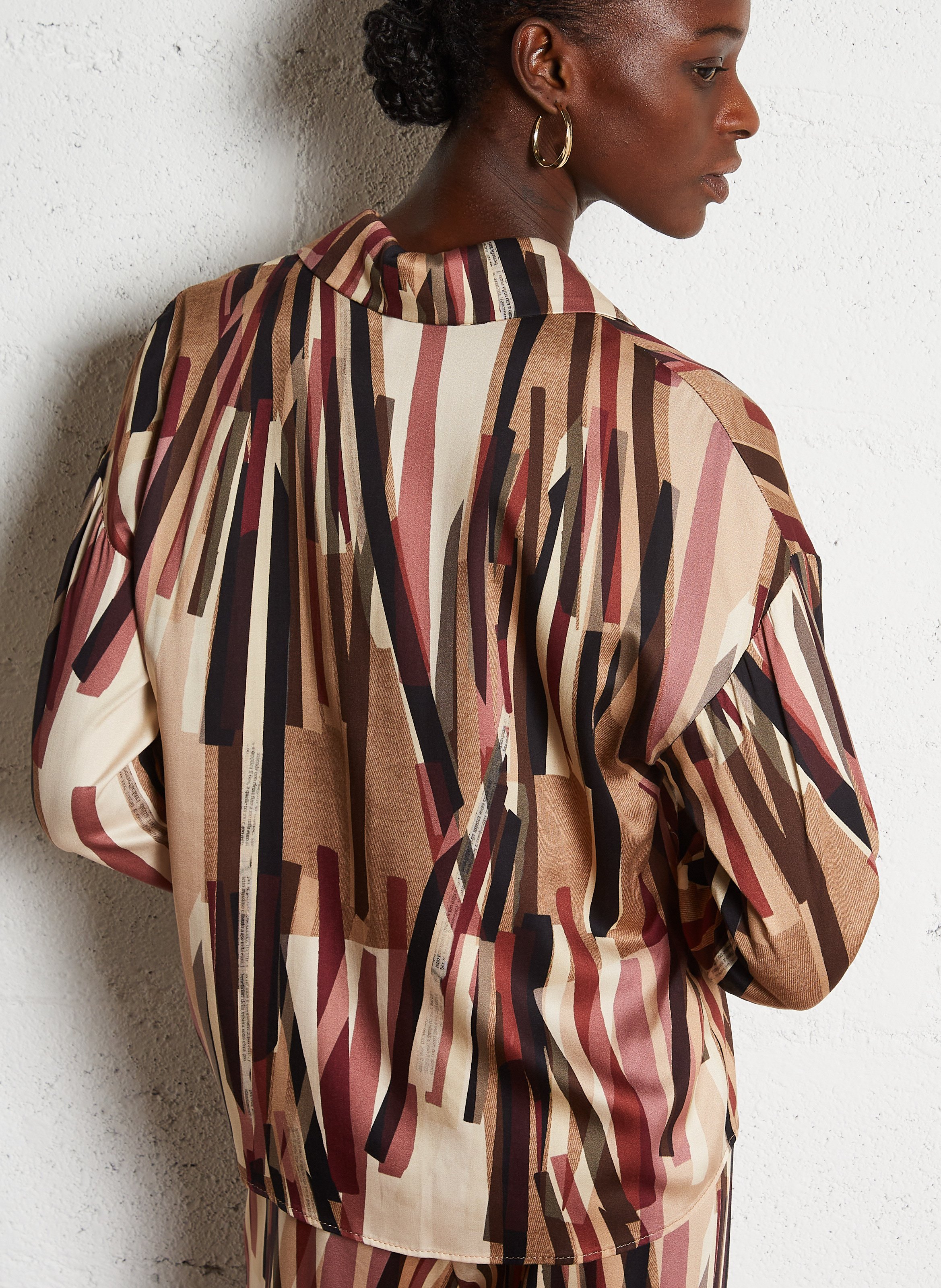 Chemise col classique imprimée IMPERIAL Beige