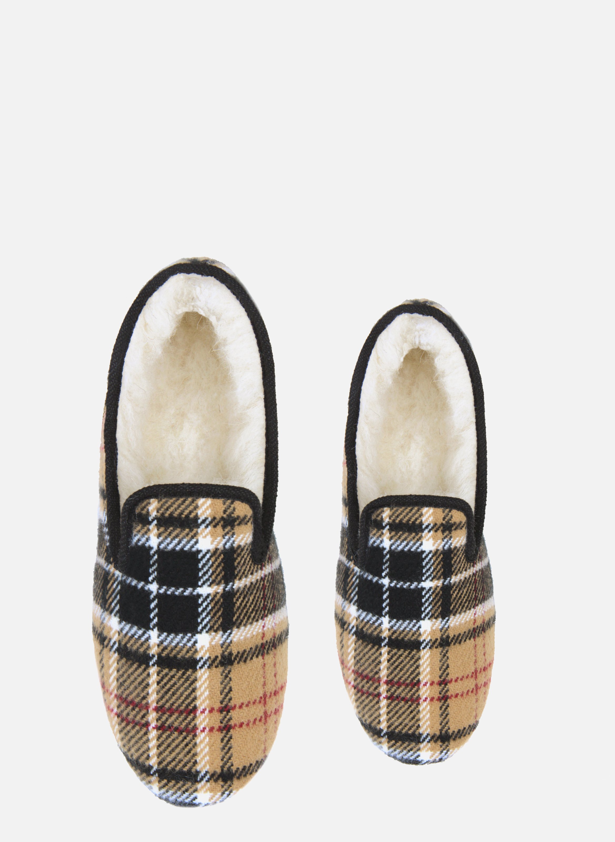 Fabric Charentaise slippers JULES & JENN Beige