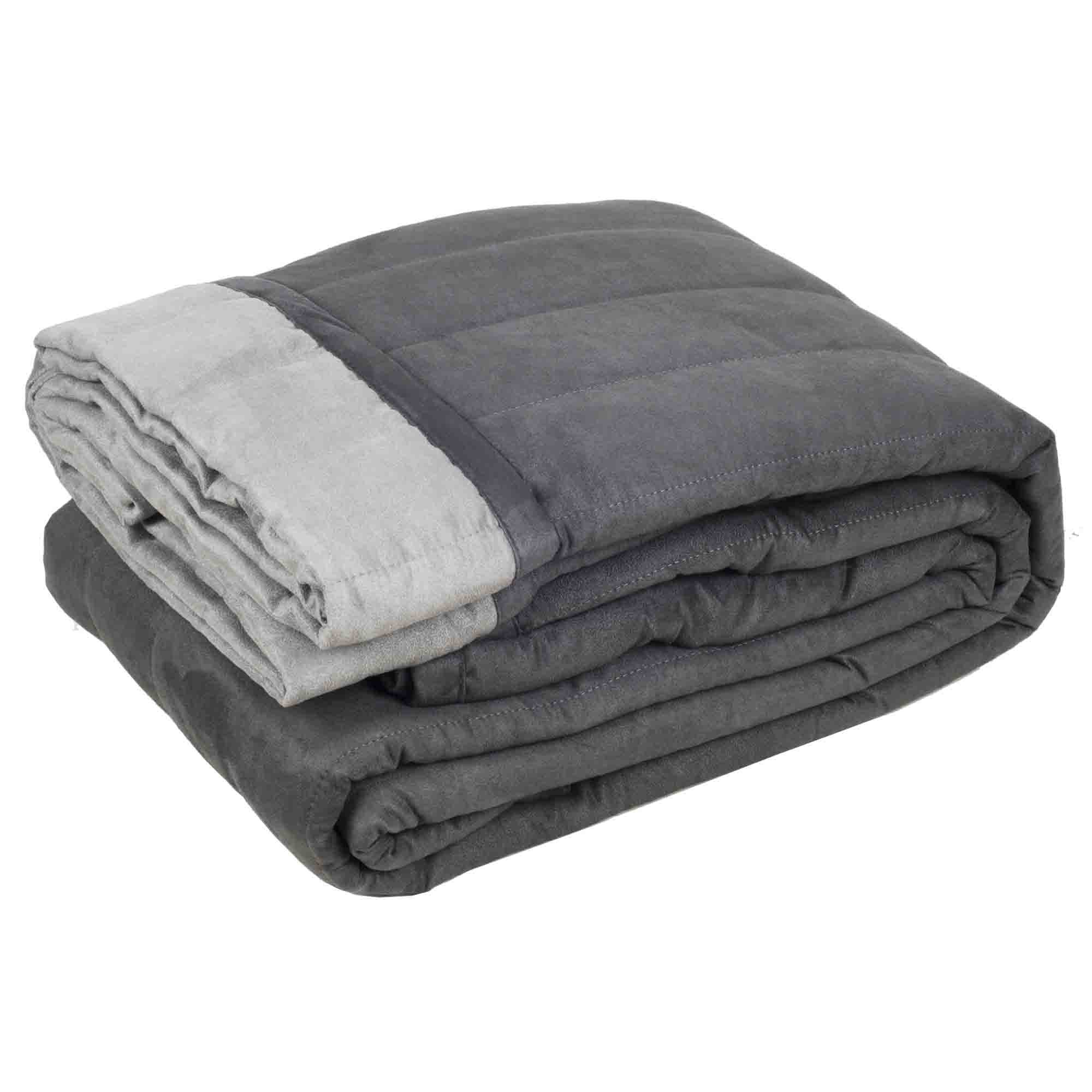 Quilted bedspread MADURA Grey