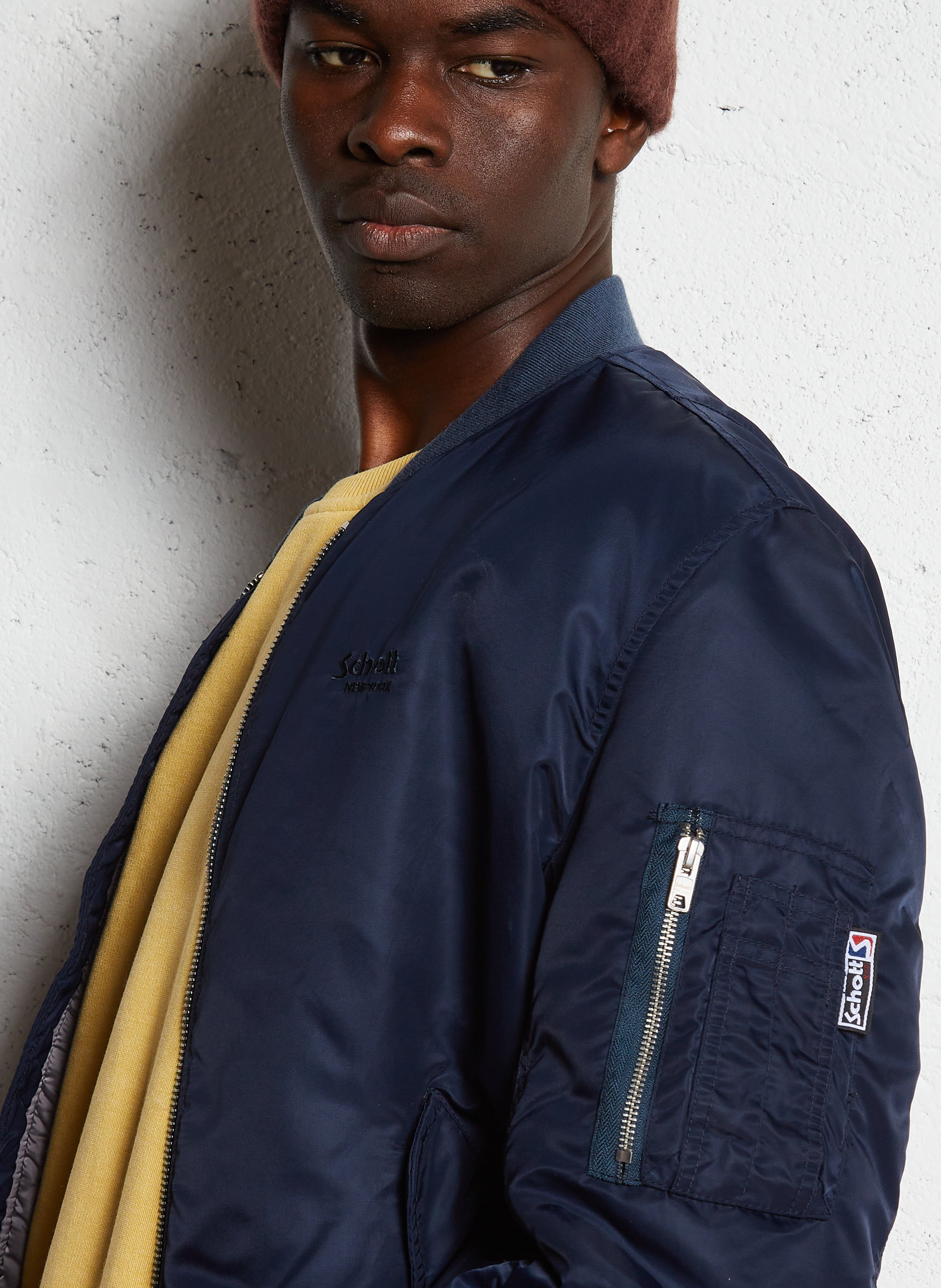 Blouson ample vintage  SCHOTT Bleu