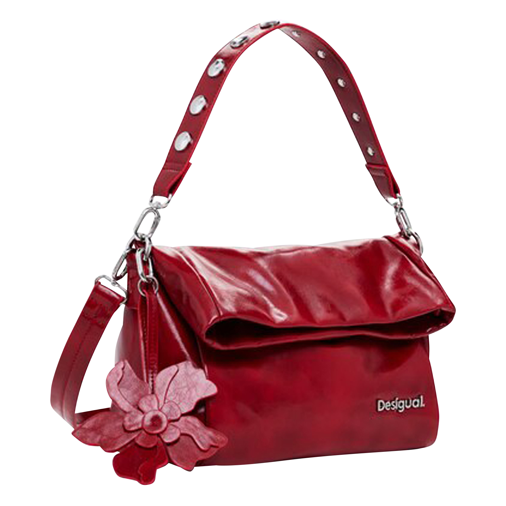 Sac à main effet cuir DESIGUAL Rouge