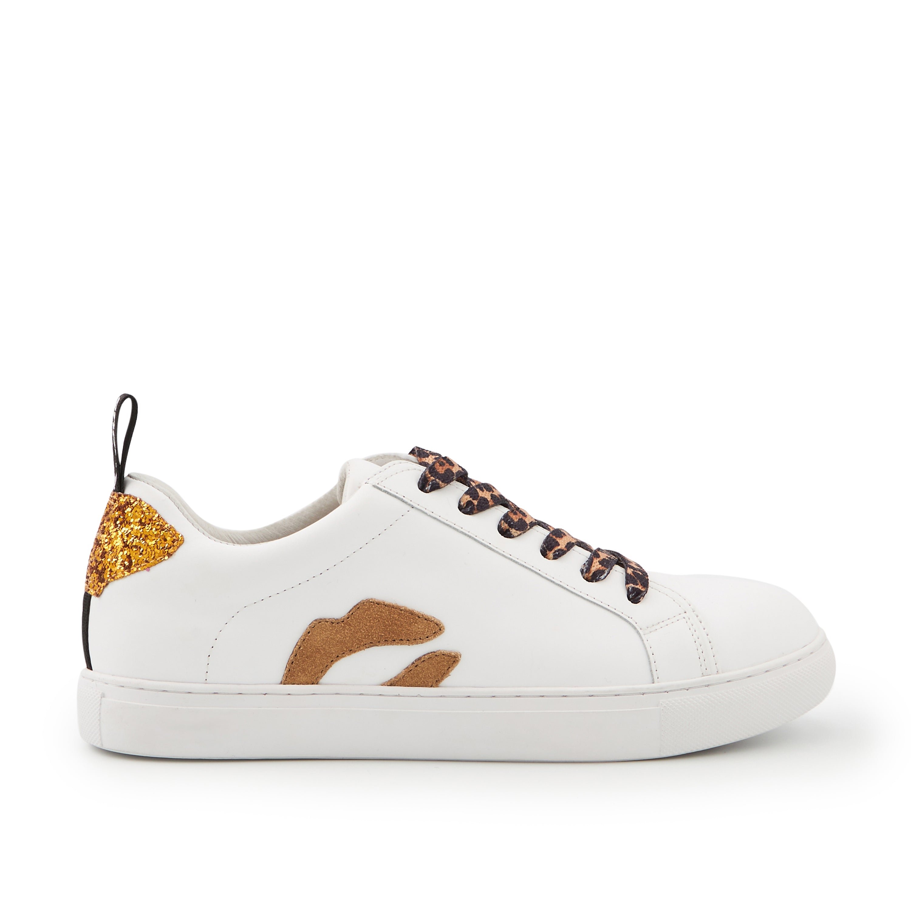 Leather sneakers BONS BAISERS PARIS White