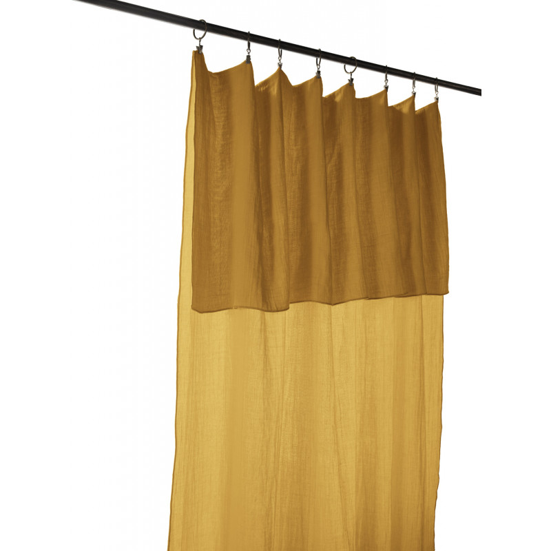 Blackout and Thermal Curtains L'EFFET PAPILLON Yellow