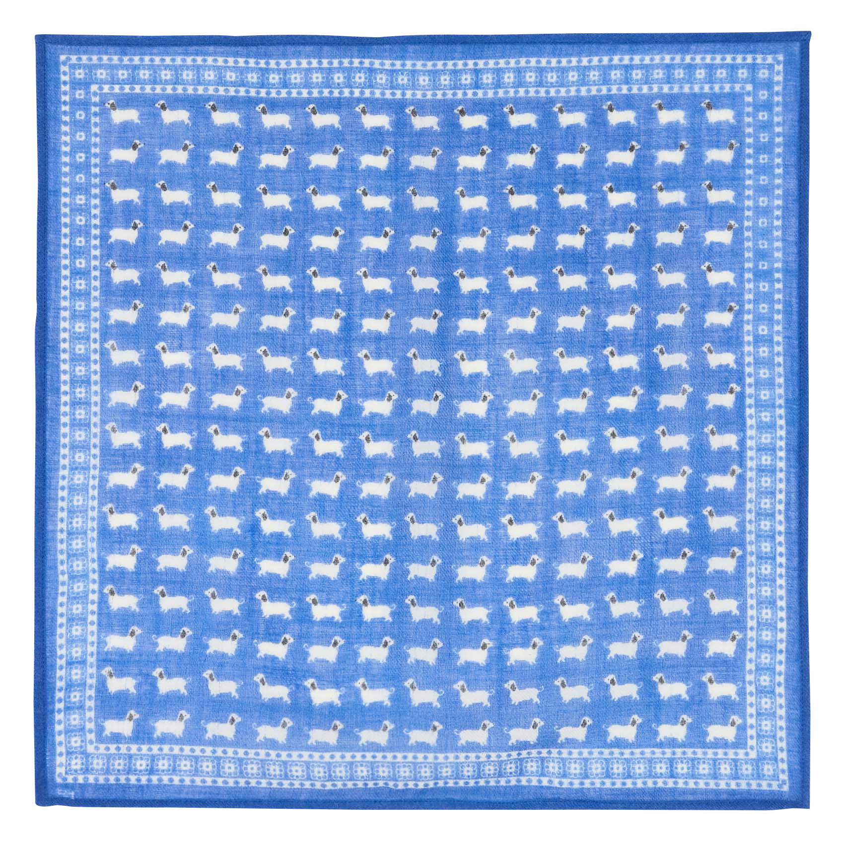 Tuch aus Wolle EMILE ET IDA Blau