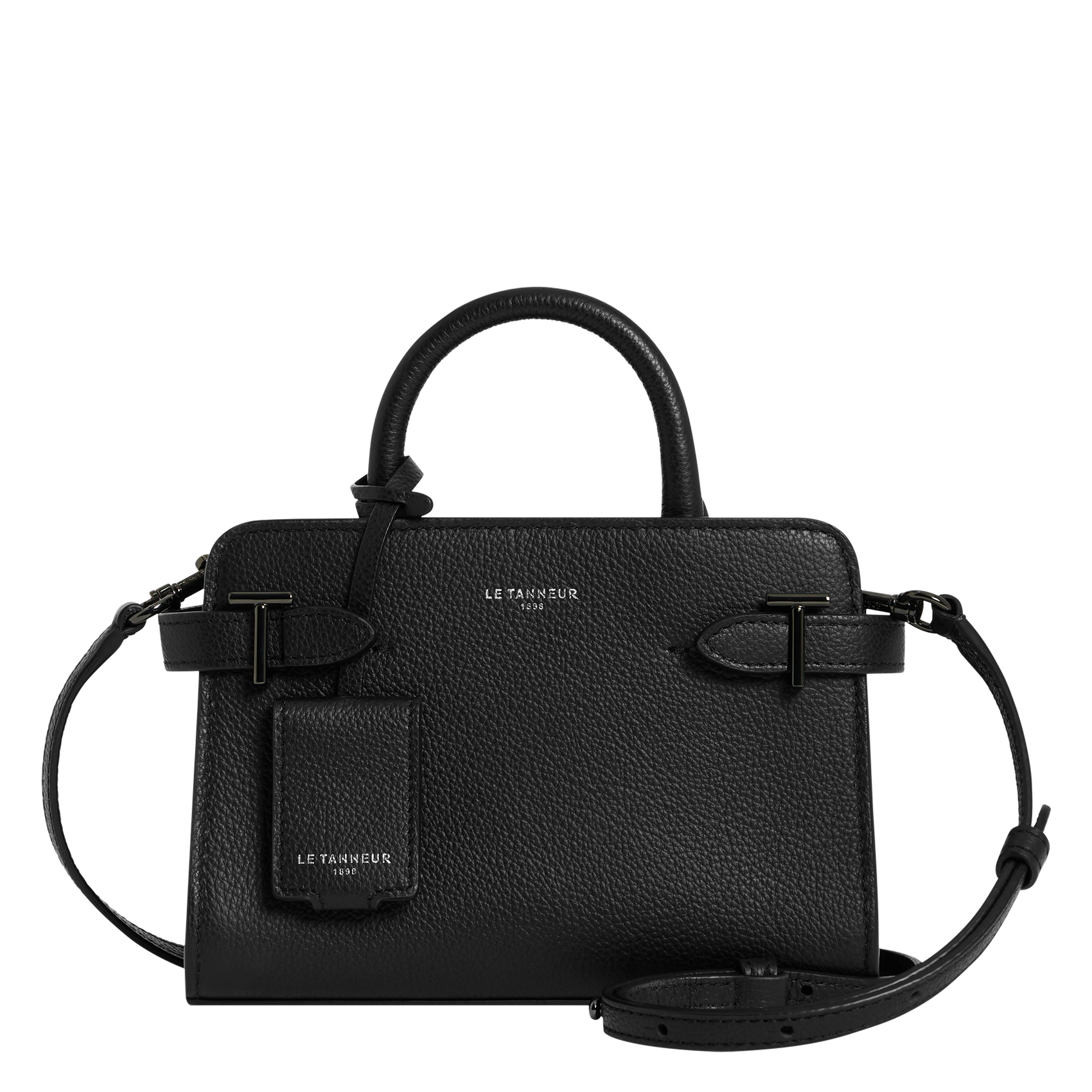 Sac bandoulière en cuir grainé LE TANNEUR