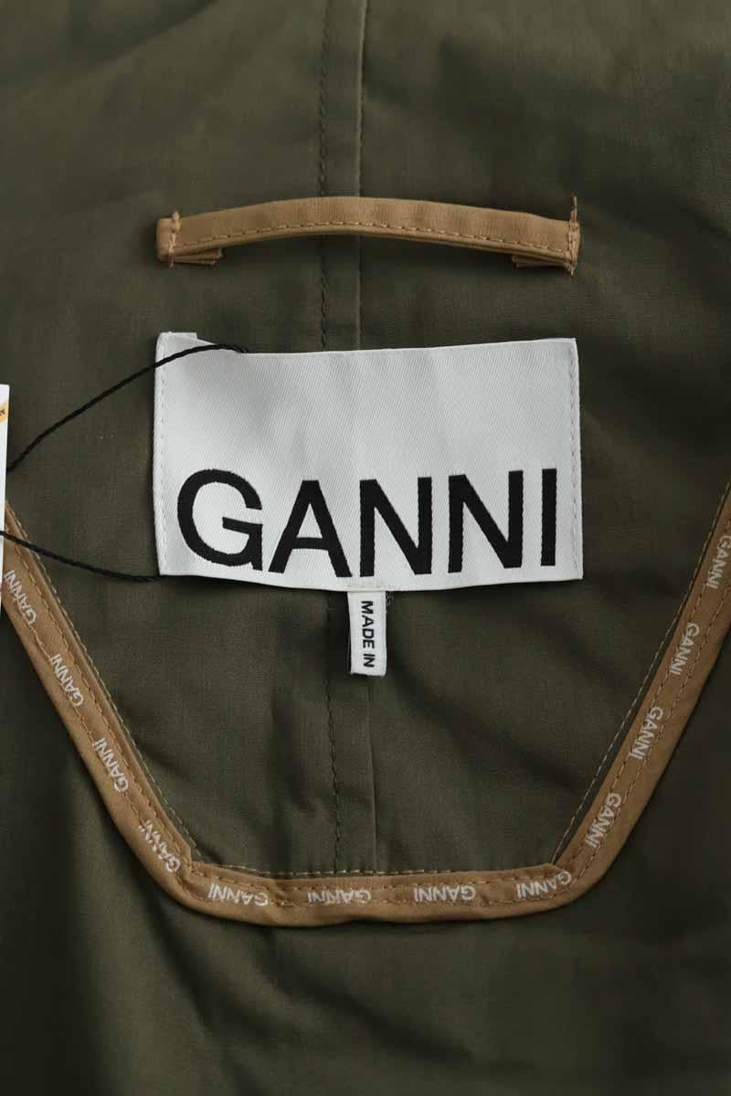 Khaki jacket GANNI - Seconde Main Khaki