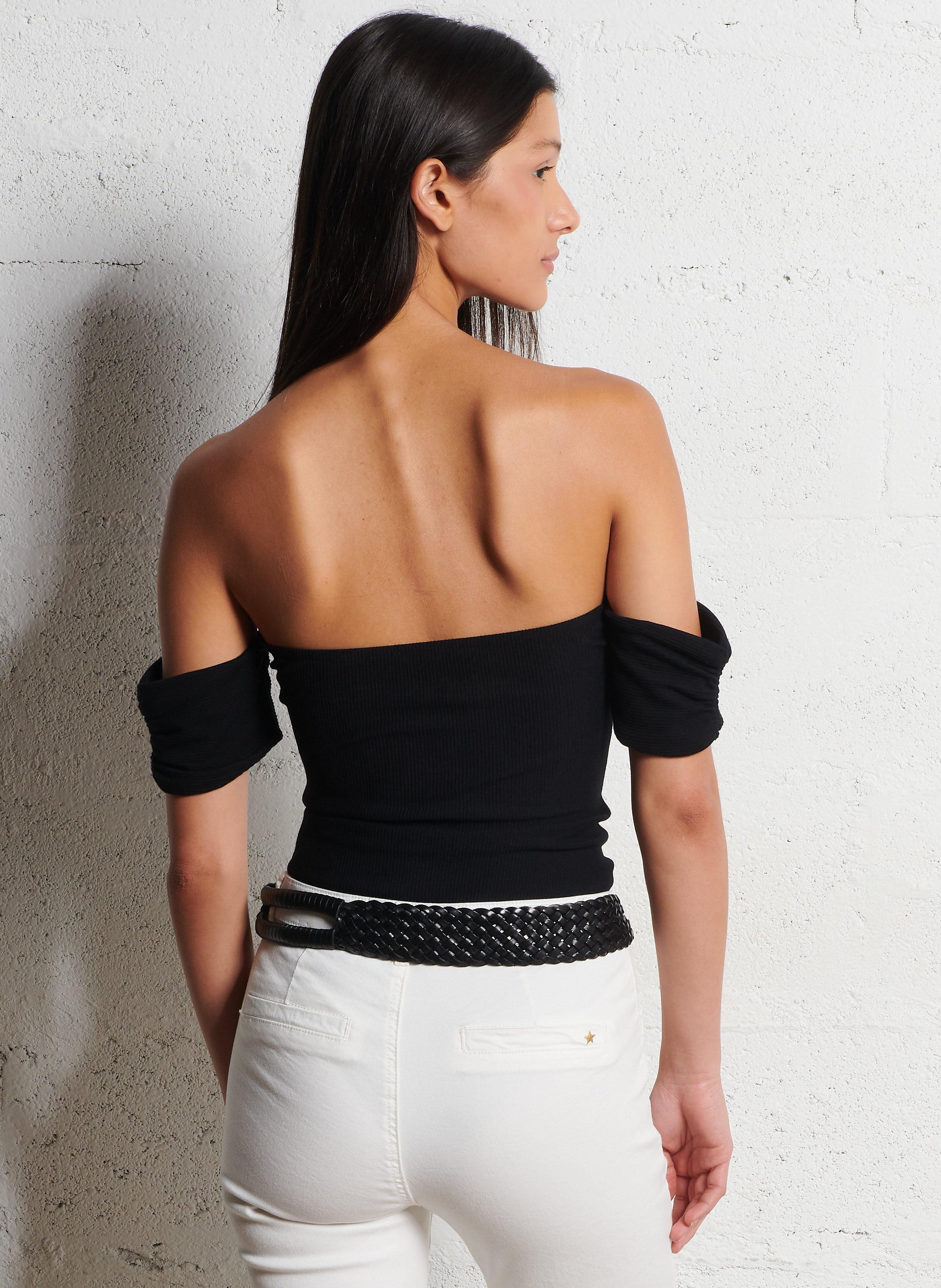 Sweetheart neckline FLAIR Black