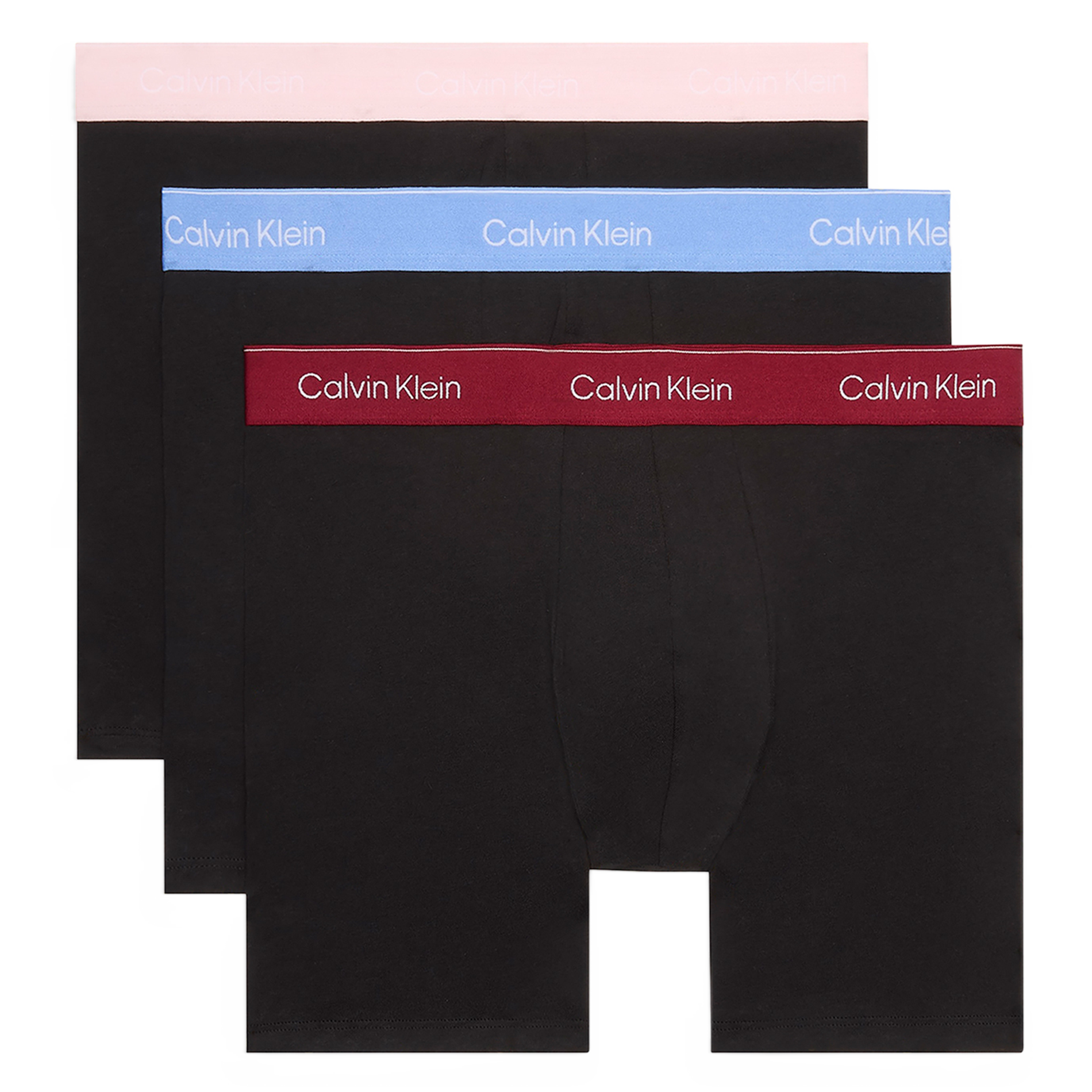 Set aus 3 einfarbigen Boxershorts CALVIN KLEIN UNDERWEAR