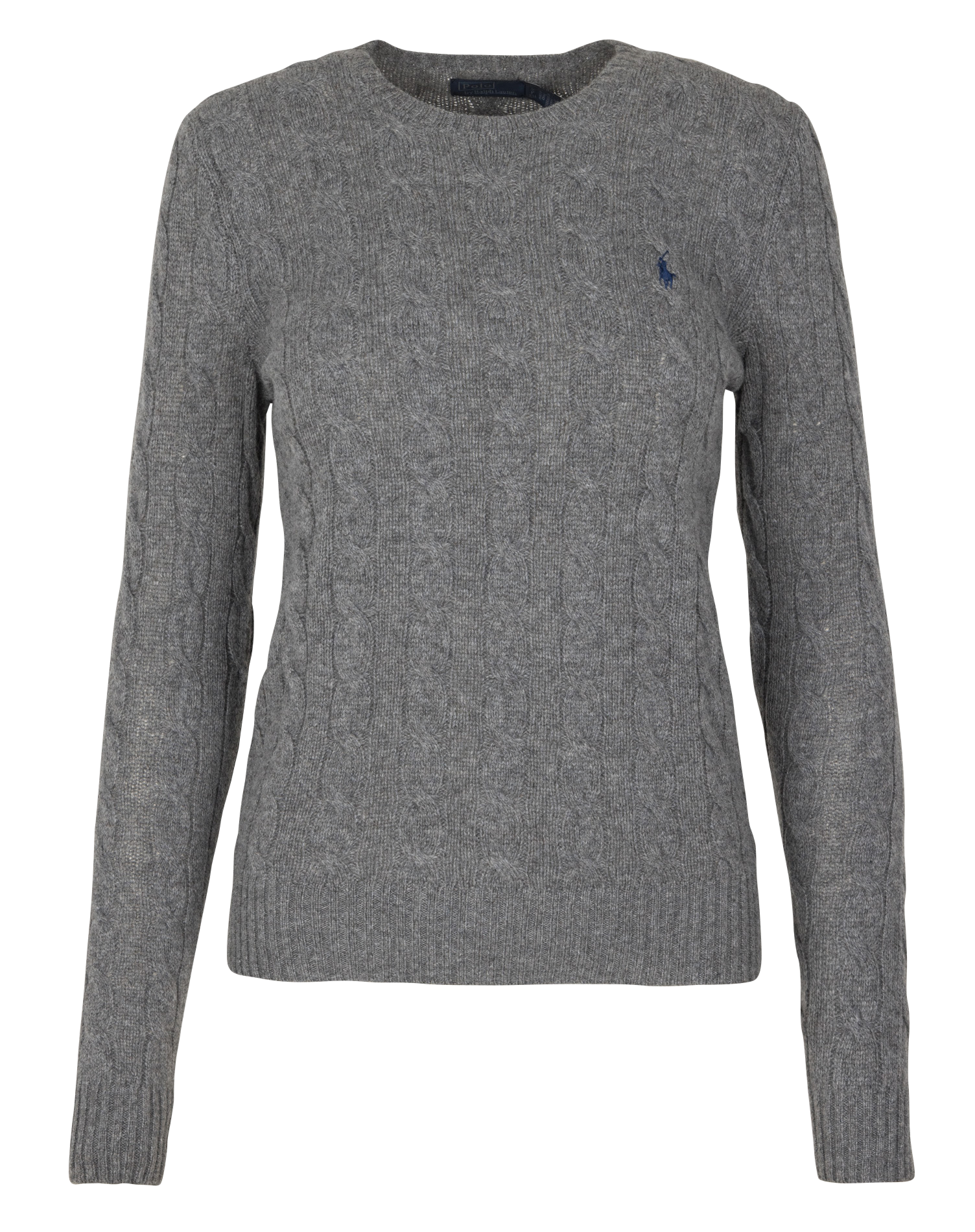 Pull col rond en laine et en cachemire mélangés  POLO RALPH LAUREN Gris