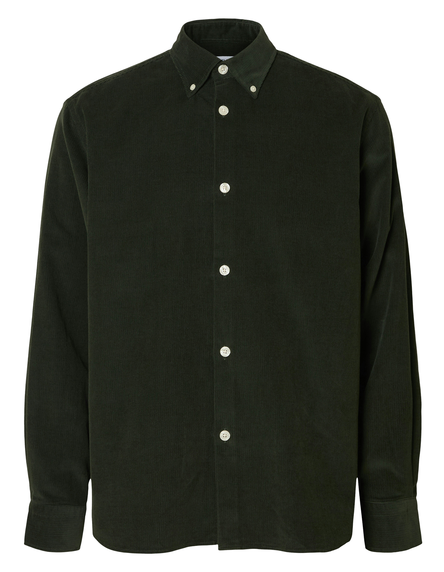 Surchemise en velours côtelé SELECTED Vert