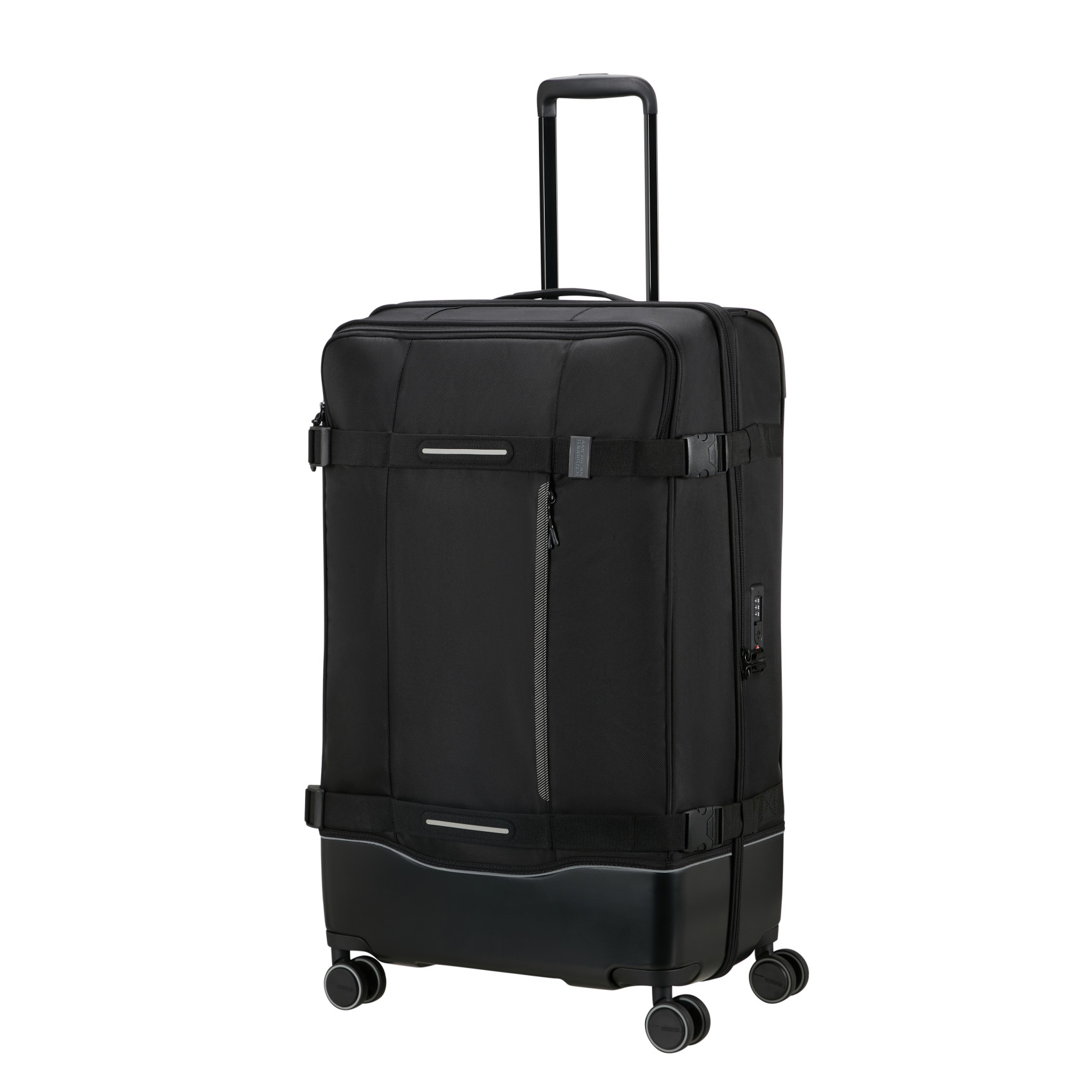Urban track suitcase 4 wheels size L Black