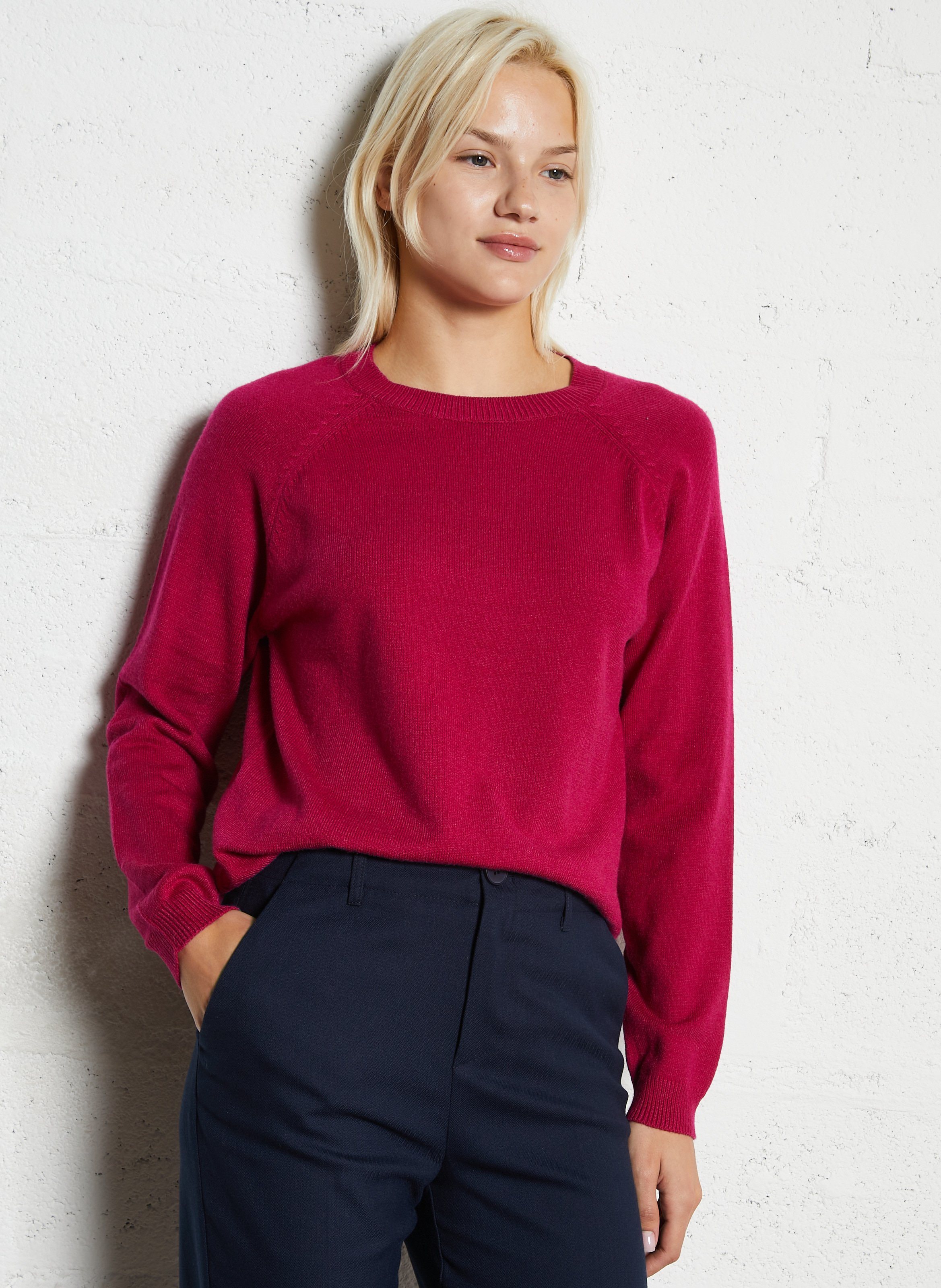 Pull oversize col rond en maille SUD EXPRESS